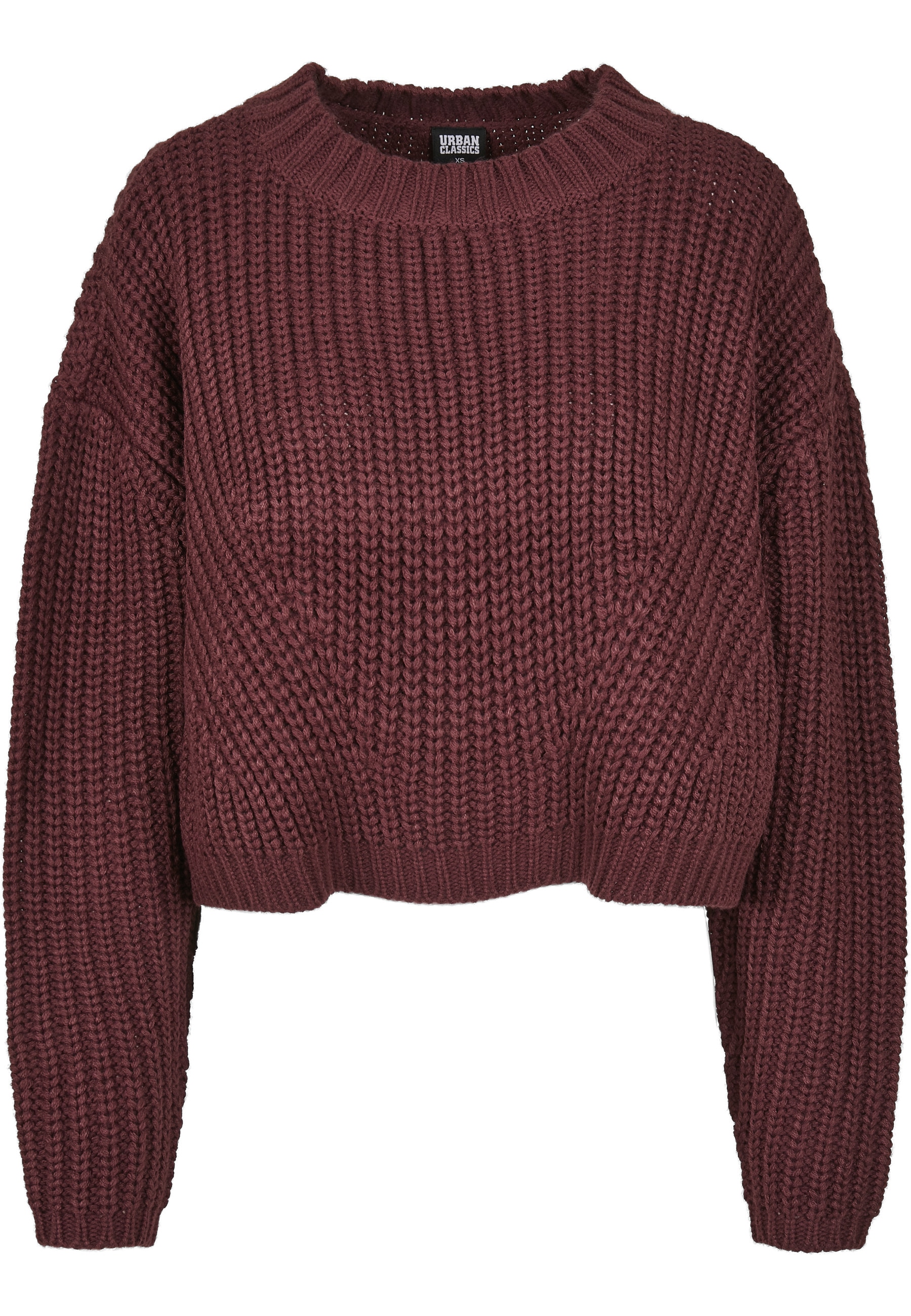 URBAN CLASSICS Rundhalspullover »Urban Classics Damen Ladies Wide Oversize Sweater« 1 Stk.
