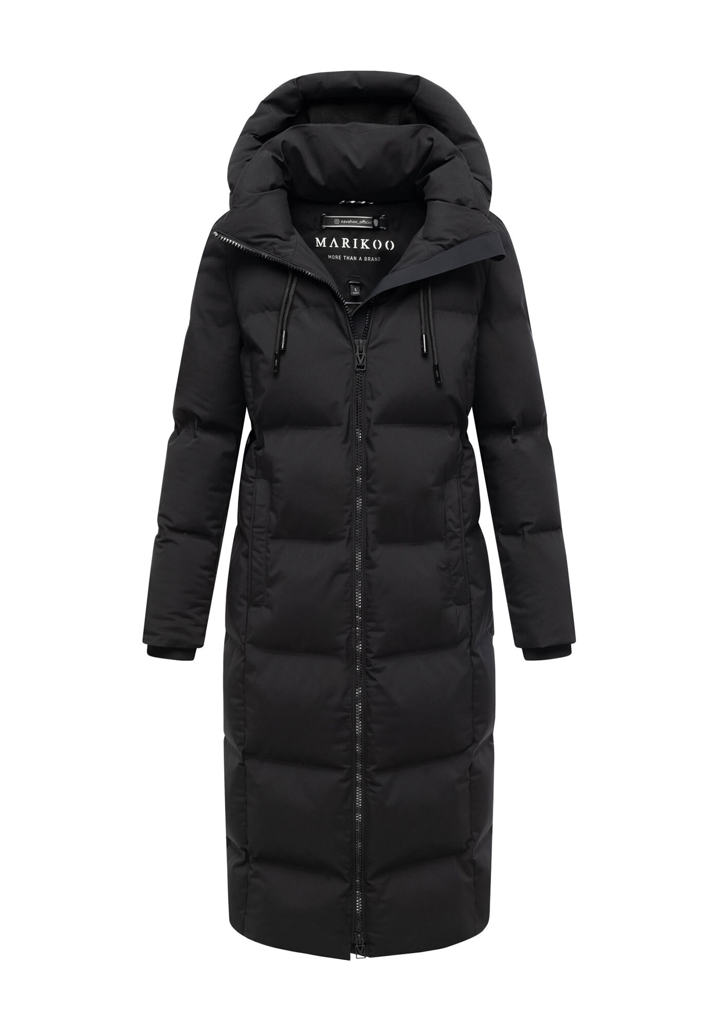 Marikoo Winterjacke »Tikoraa«, mit geschweißten Nähten und luxuriöser Kapuze