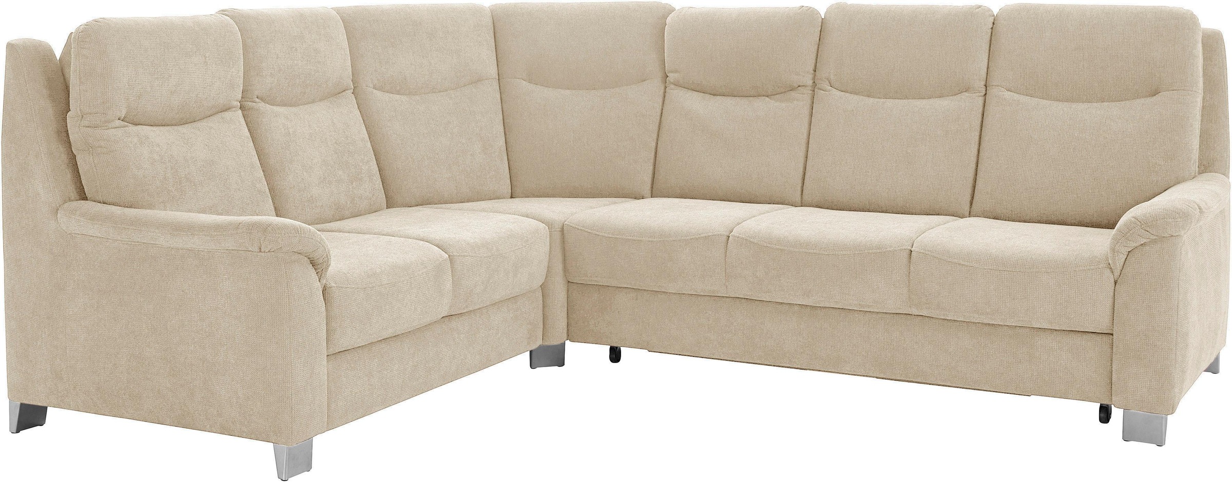 sit&more Ecksofa »Boccaccio L-Form«, mit Federkern und Kopfteilverstellung, wahlweise mit Bettfunktion