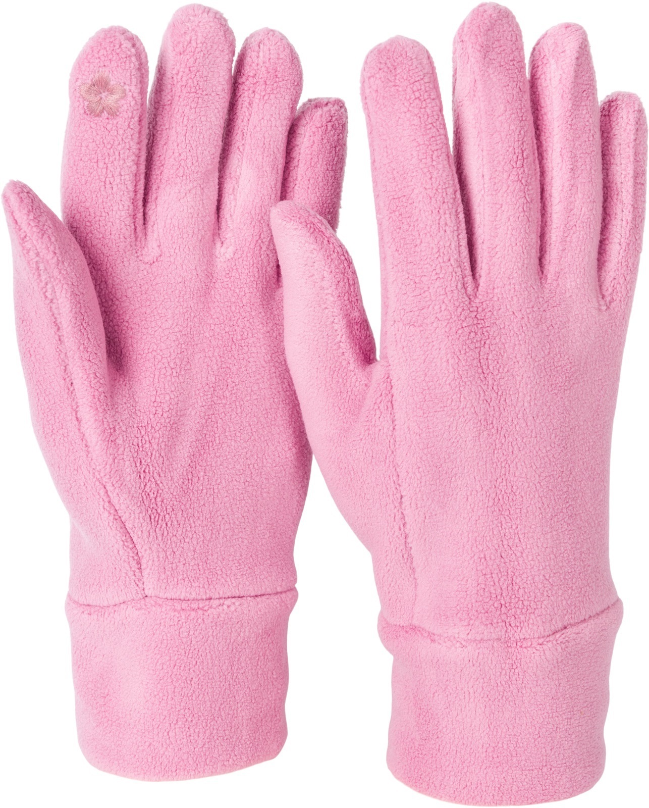 styleBREAKER Fleecehandschuhe "Einfarbige Touchscreen Fleece Handschuhe" 1 Stk.
