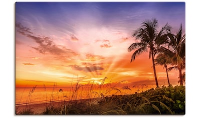 •	Wandbild »BONITA BEACH Malerischer Sonnenuntergang«, (1 St.), in vielen Größen &...