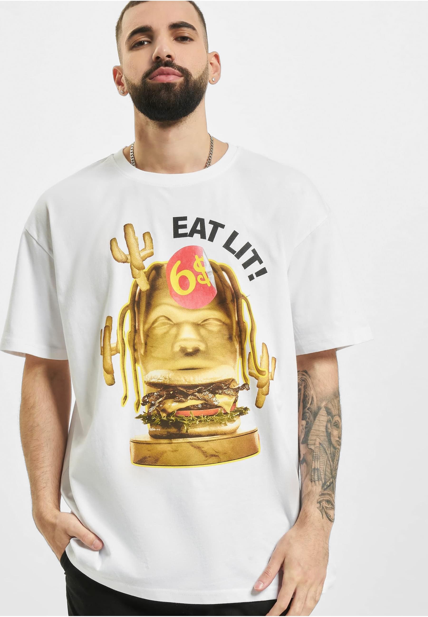 MisterTee T-Shirt »MisterTee Unisex Eat Lit Oversize Tee«, (1 tlg.)