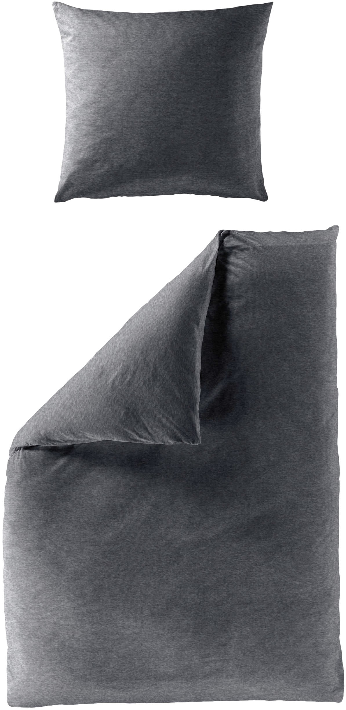 BIERBAUM Bettwäsche "4135" 2 Stk. tlg. Jersey-Melange, 100 % Baumwolle, büg günstig online kaufen