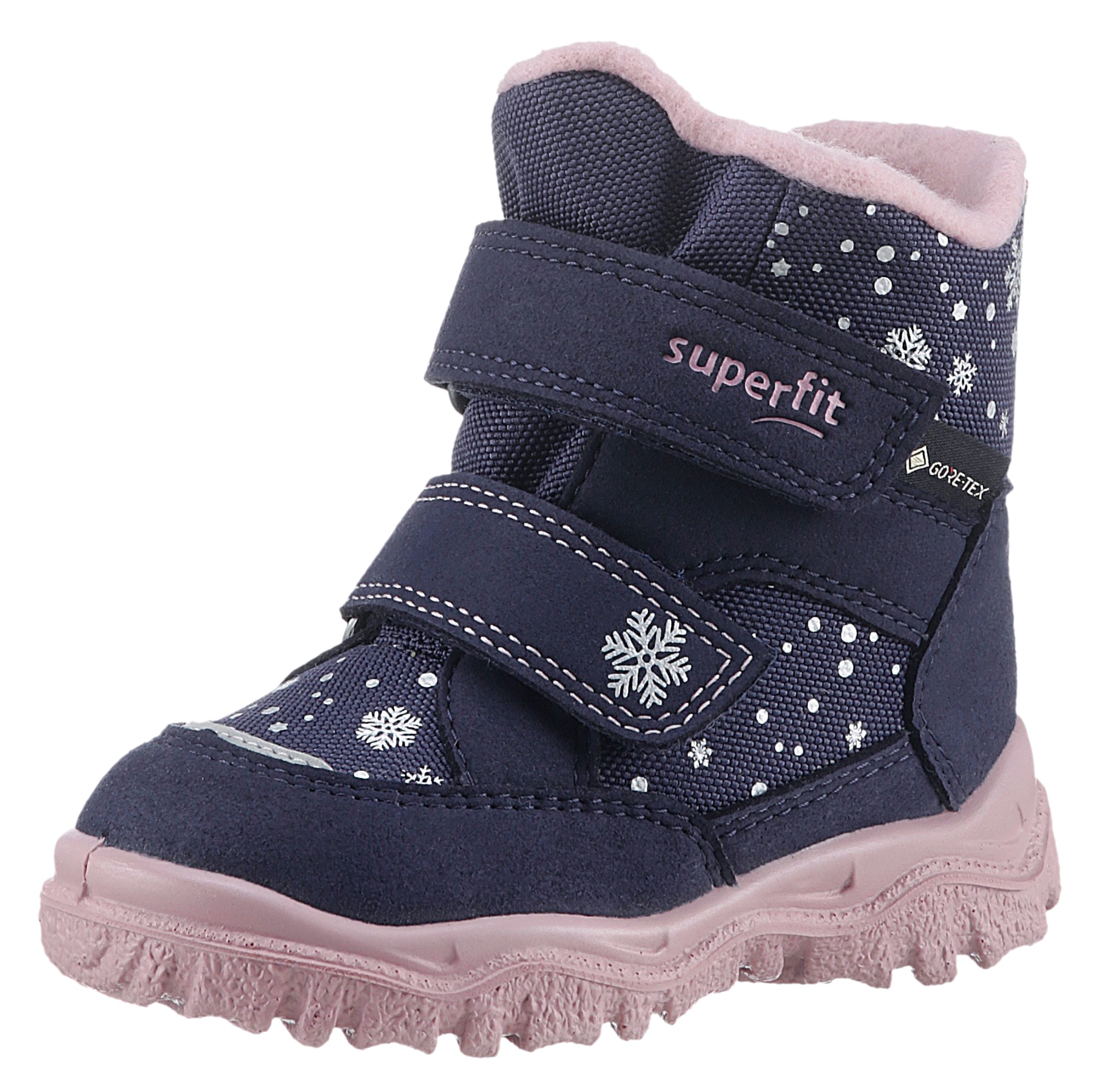 Superfit Klettboot "HUSKY1 WMS: mittel", Snowboots, Winterstiefel mit wasserabweisender GORE TEX-Membran