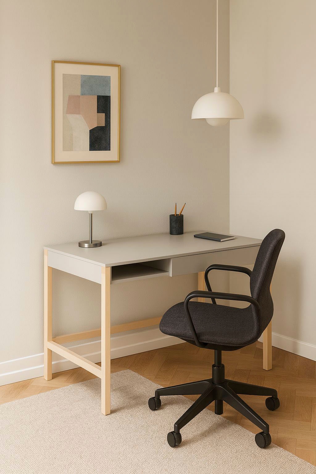 Woodman Schreibtisch "Northgate" im skandinavian Design, Breite 112 cm, FSC günstig online kaufen