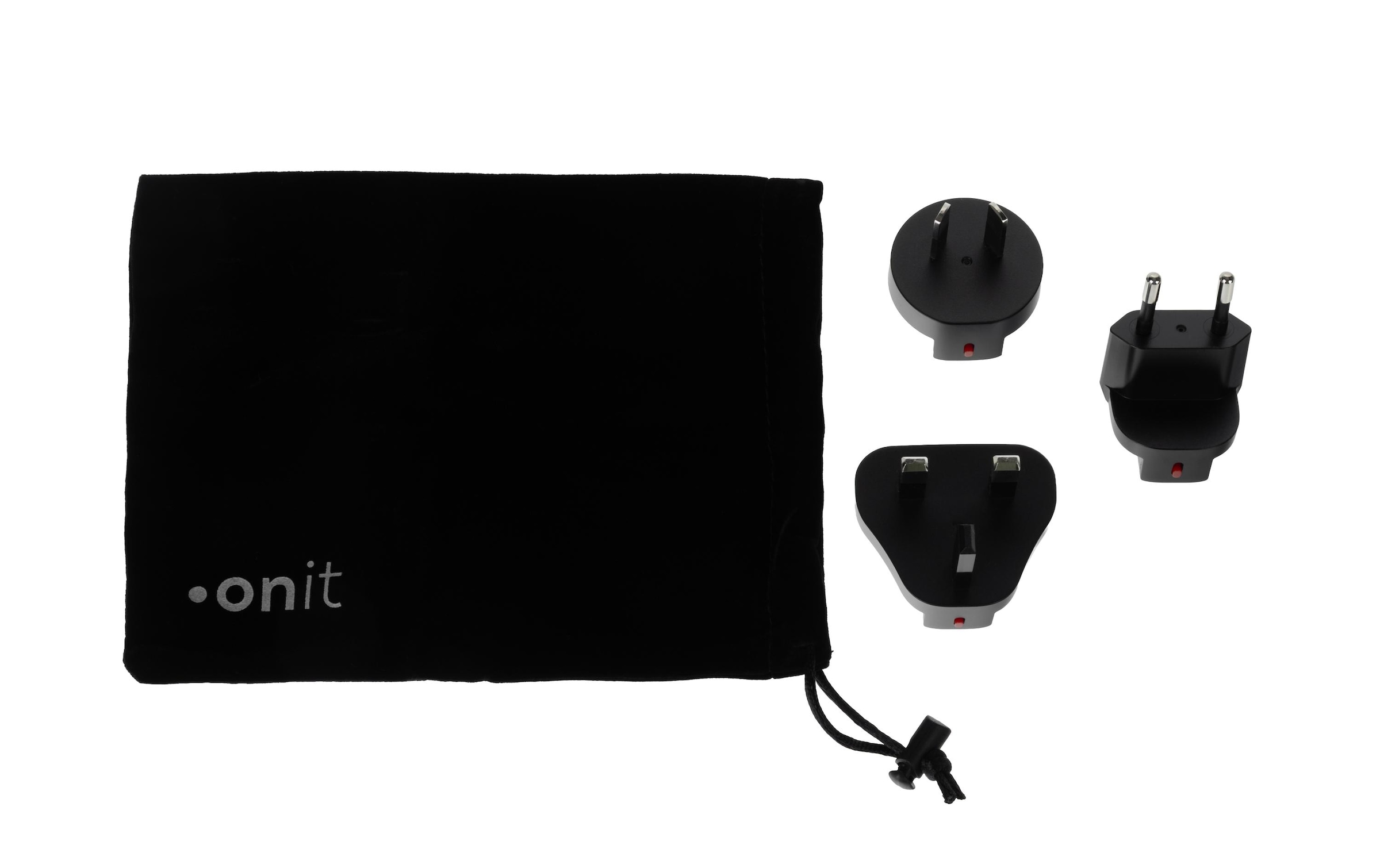 onit USB-Ladegerät »Travel 2C1A 70 W GaN« Reiseladegerät mit Wechseladaptern für den weltweiten Einsatz