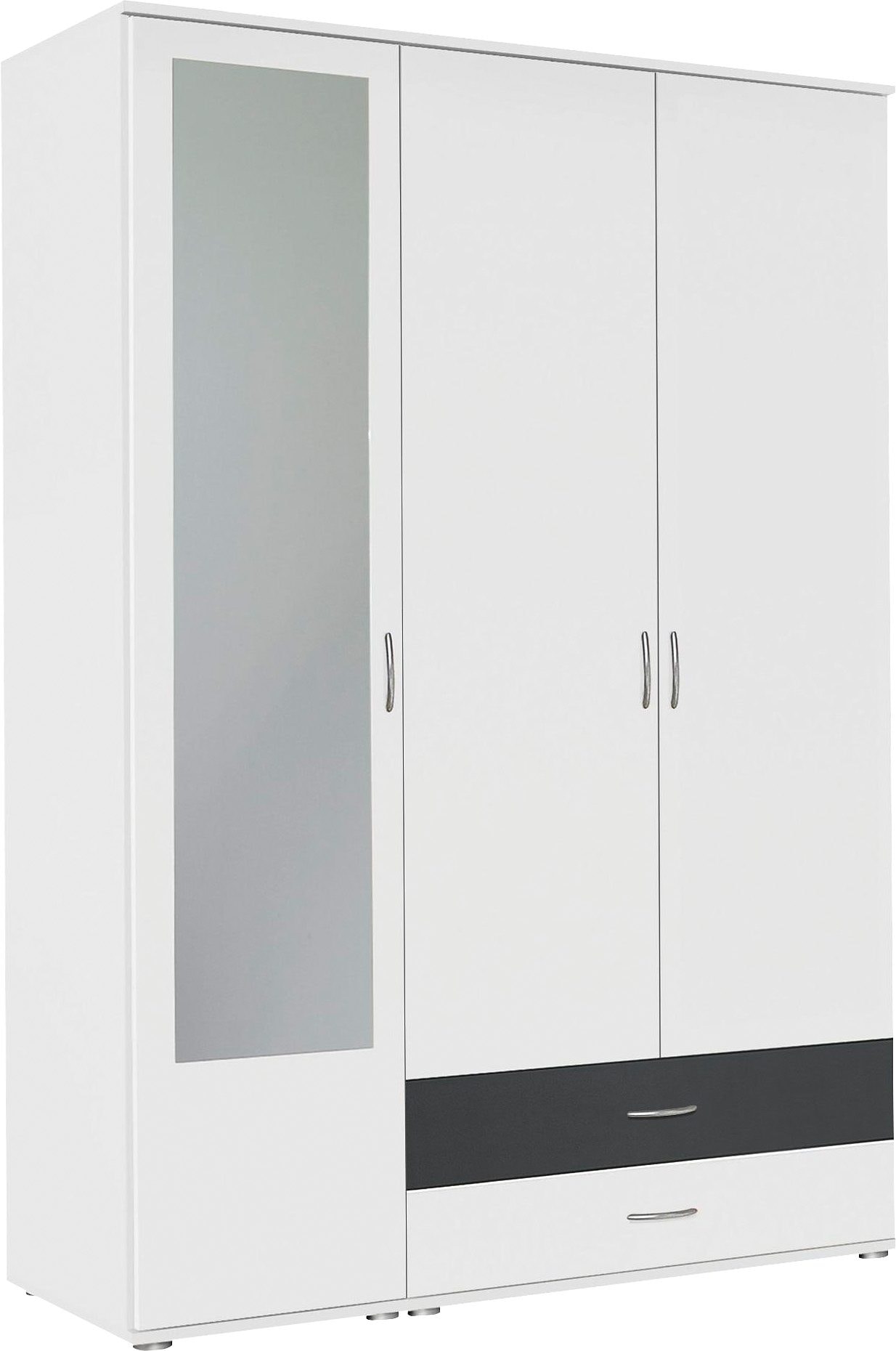 rauch BLUE Kleiderschrank Noosa, mit Spiegel und Schubkästen
