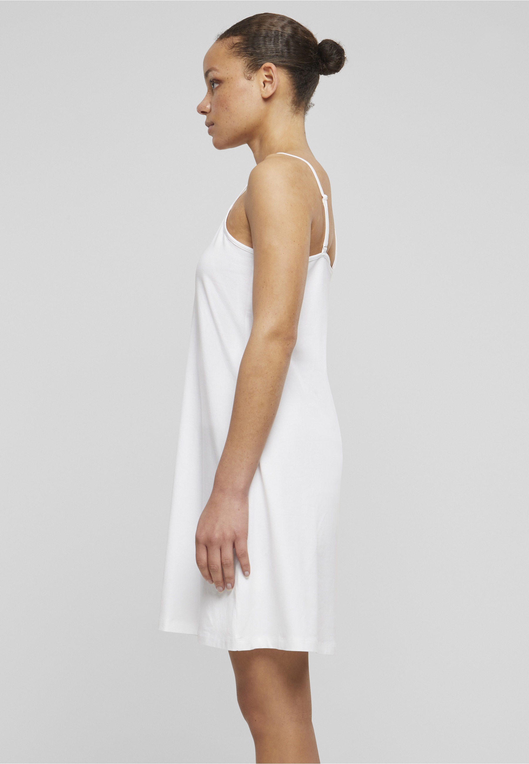 URBAN CLASSICS Shirtkleid »Urban Classics Damen Ladies Stretch Jersey Hanger Dress« 1 Stk. tlg.