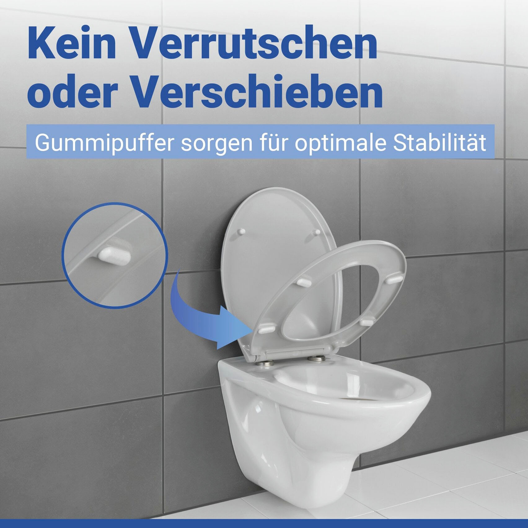WENKO WC-Sitz »Samos Concrete«