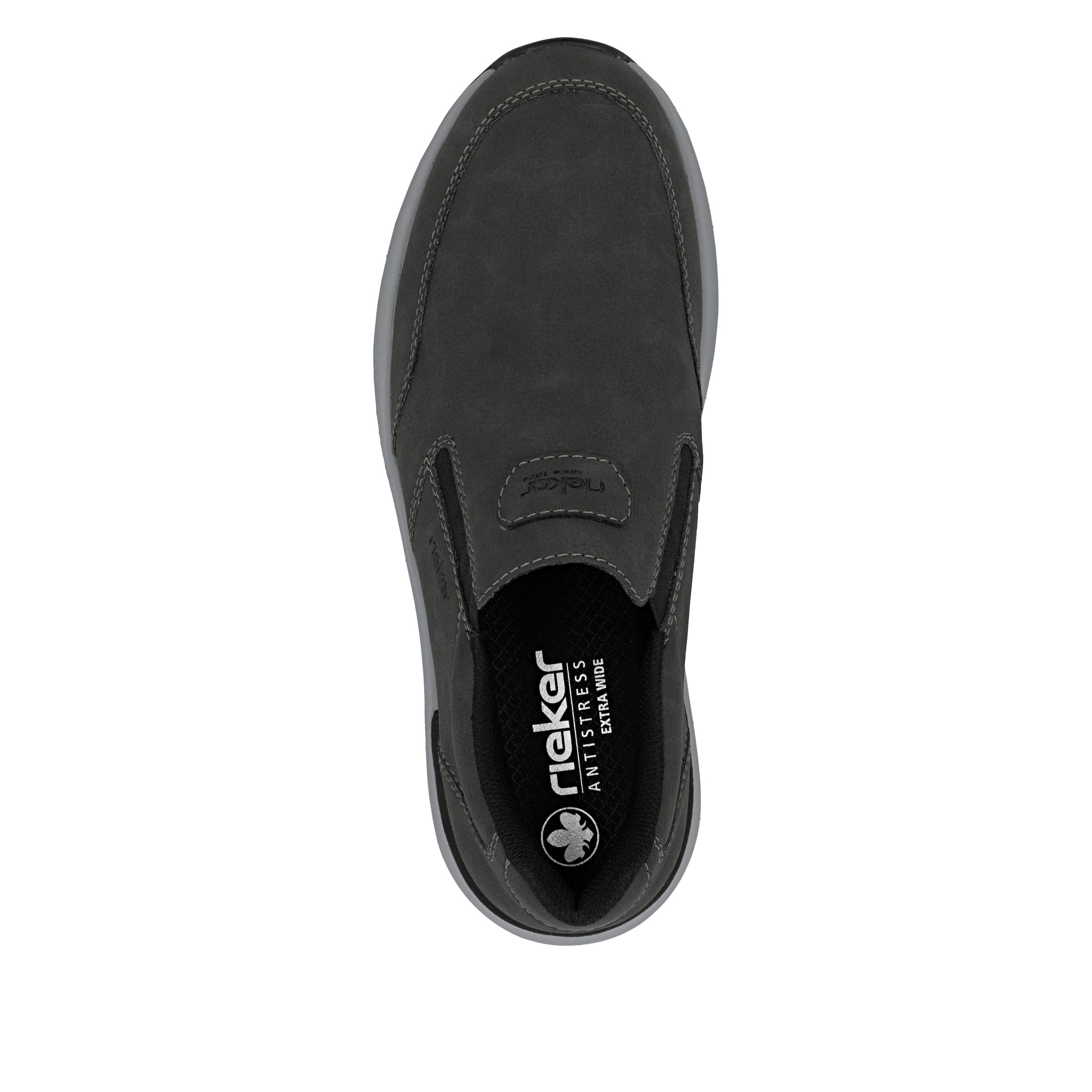 Rieker Slipper, Schlupfschuh, Halbschuh, Slip-on Sneaker mit Ziernähte