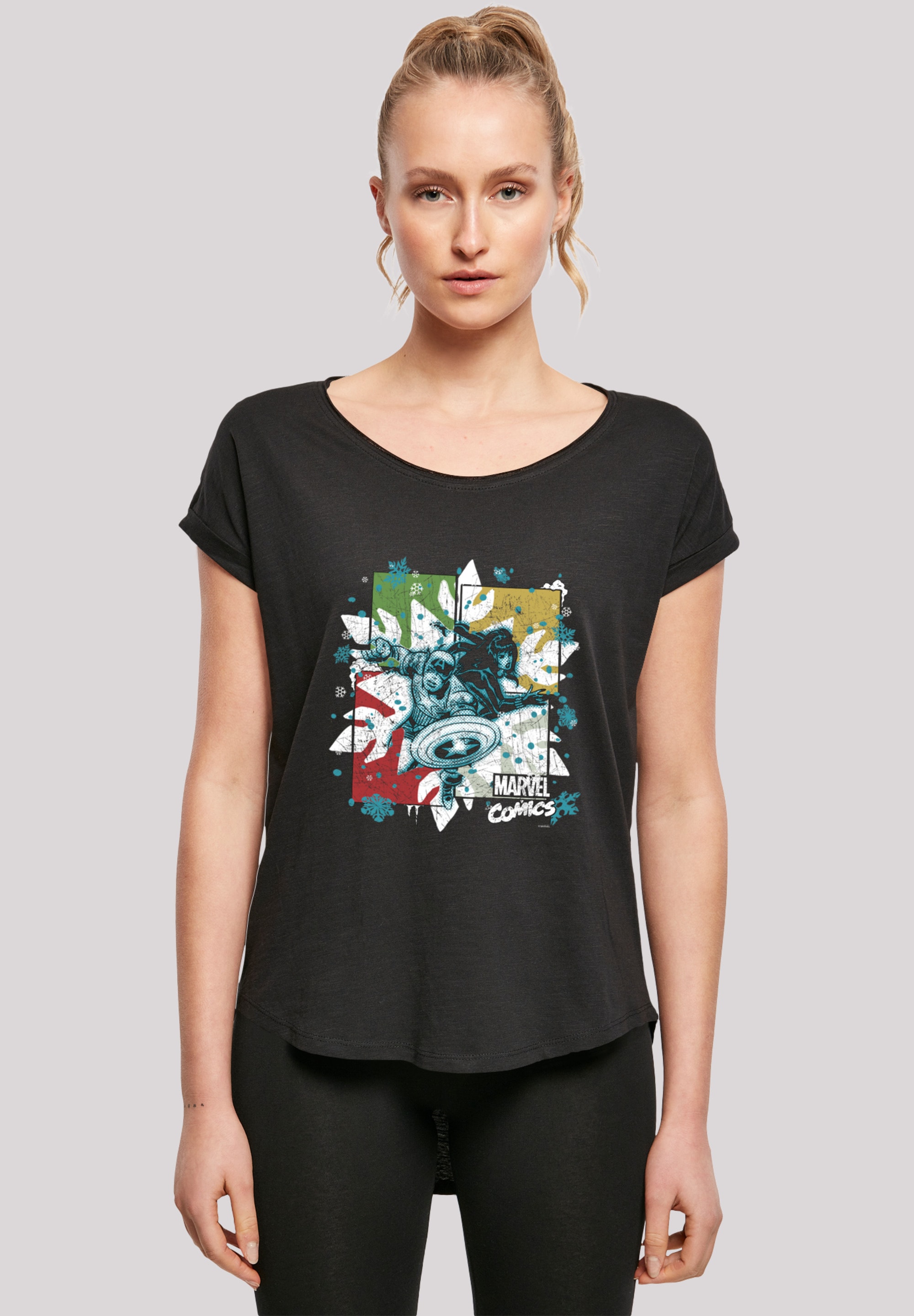 F4NT4STIC T-Shirt "Marvel Christmas Black Widow", Print günstig online kaufen