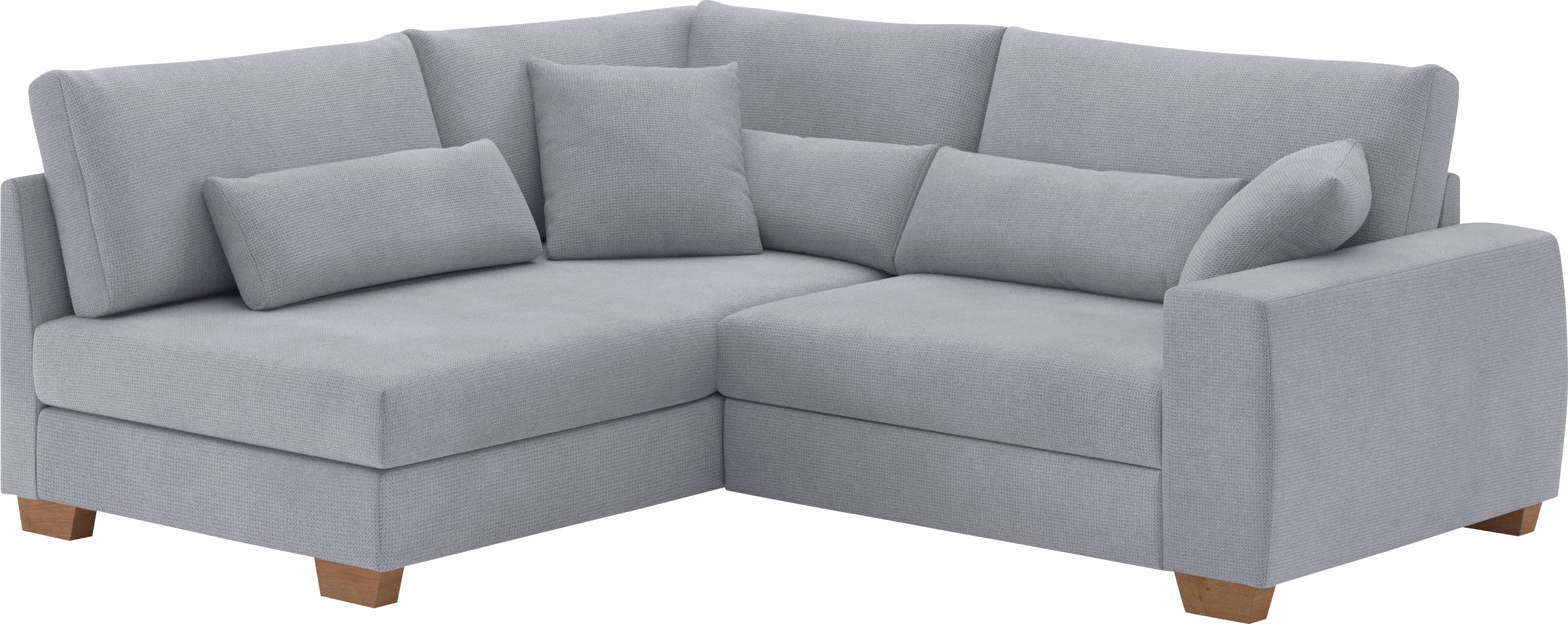 Mr. Couch Ecksofa »Helena L-Form«, Mit Federkern, wahlweise mit Bettfunktion und Taschenfederkern