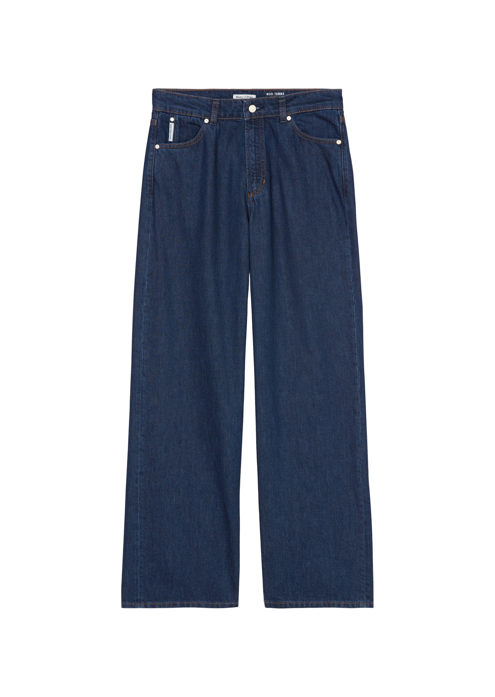 Marc O'Polo DENIM Weite Jeans »aus dunkelblauem Rigid Denim«