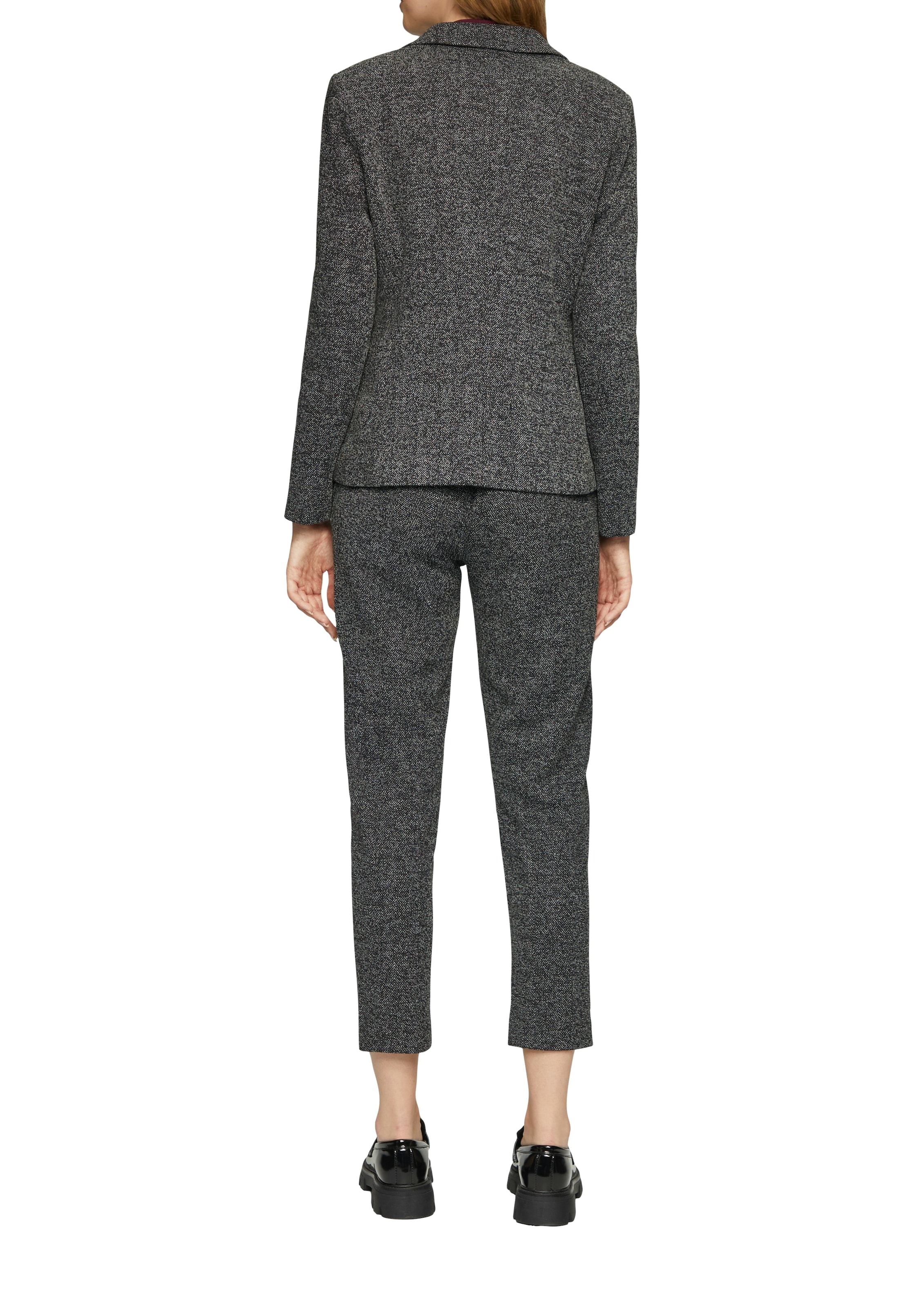 s.Oliver BLACK LABEL Kurzblazer mit Stretch und 1-Knopf-Verschluss