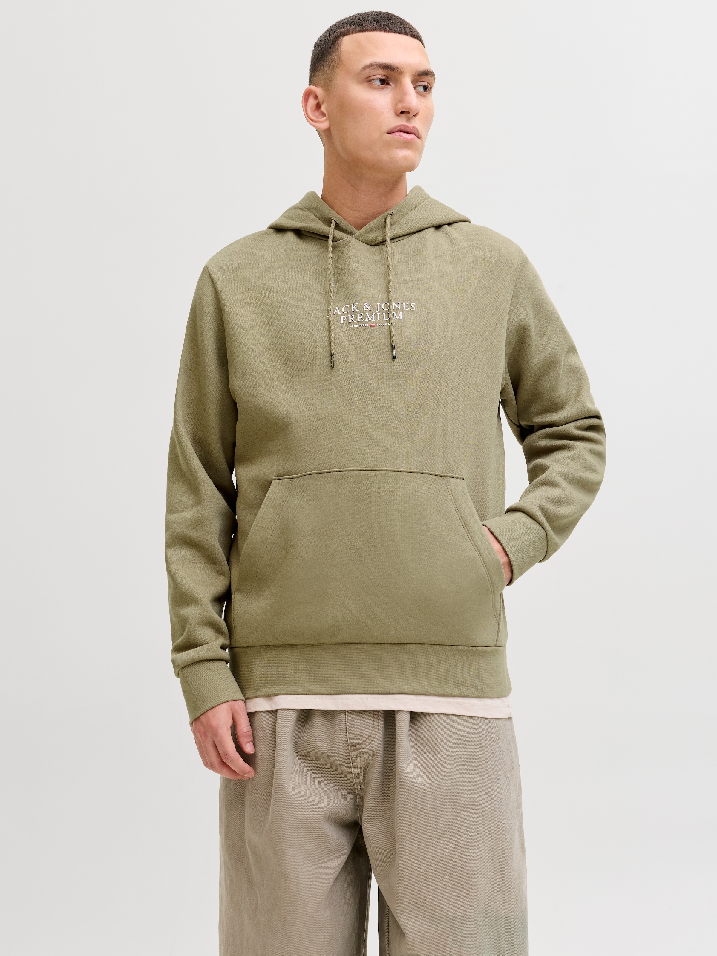 Jack & Jones Kapuzensweatshirt "JPRBLUARCHIE SWEAT HOOD NOOS", mit Logo Pri günstig online kaufen