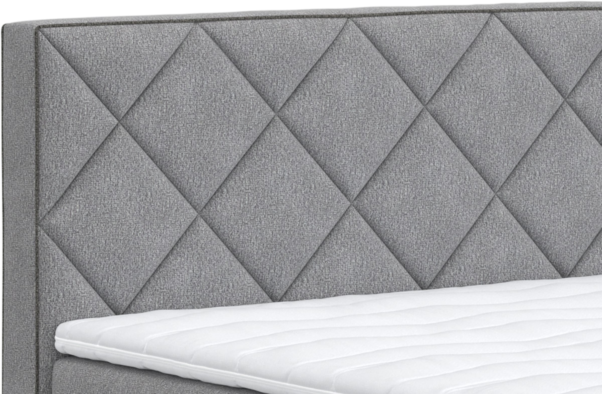 COTTA Boxspringbett »Tower inkl. Bettkasten, mit Keder in abgesetzter Farbe« in verschiedenen Breiten, Härtegraden und Farben erhältlich