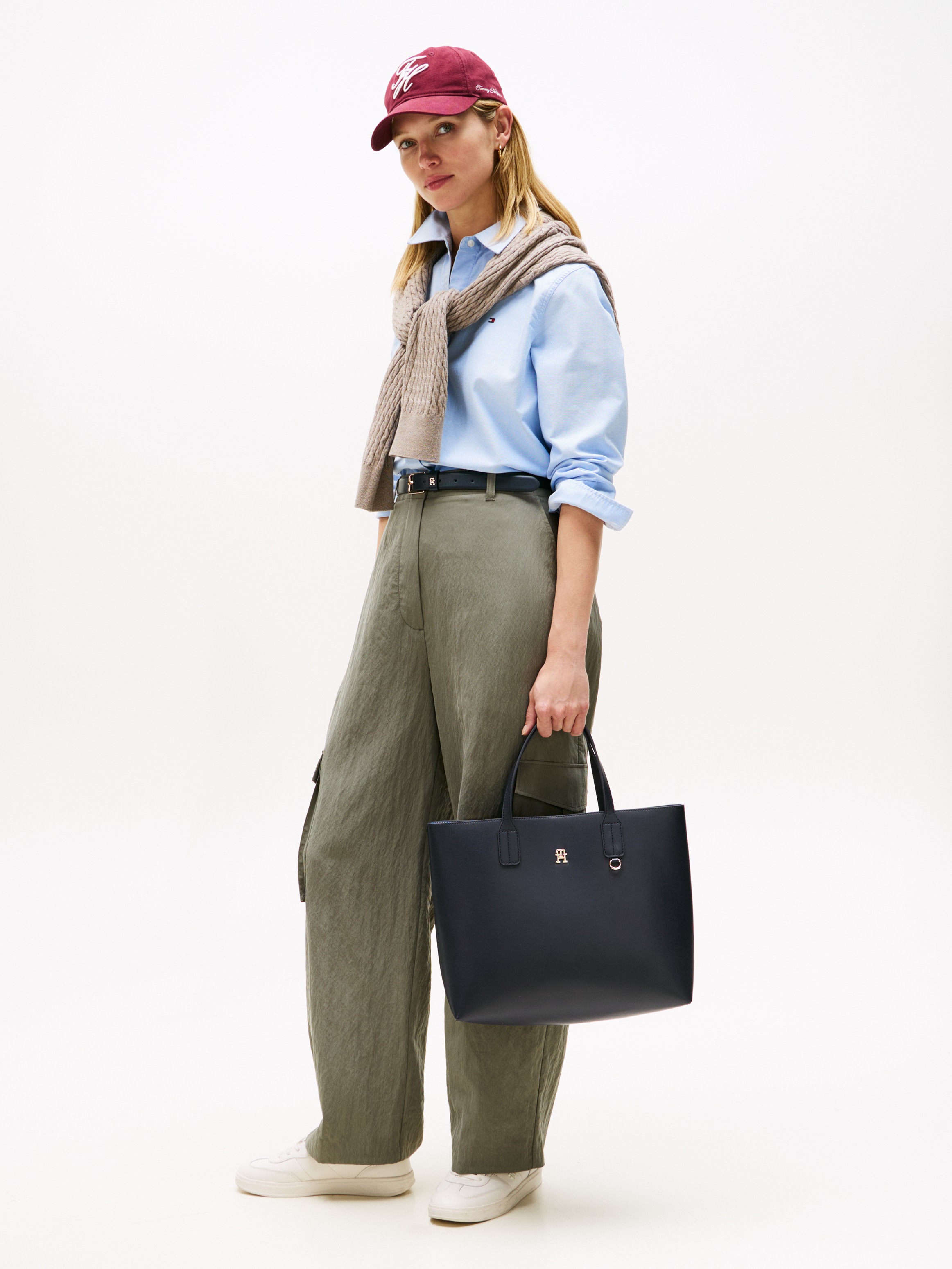 Tommy Hilfiger Satchel "TH ICON SATCHEL", Damen Umhängetasche, Tragetasche günstig online kaufen