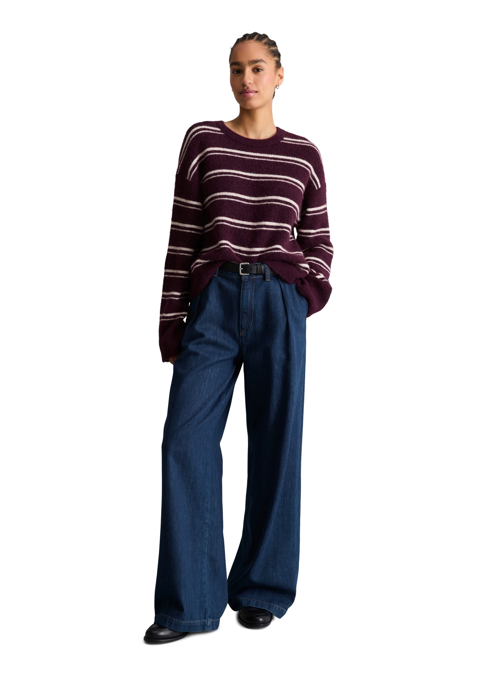 Marc O'Polo DENIM Strickpullover »aus kuscheligem Alpakawolle-Mix«