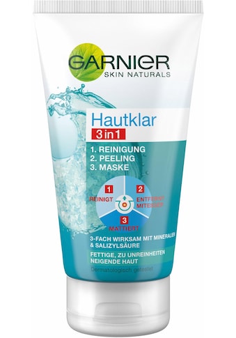 GARNIER Gesichts-Reinigungscreme »Hautklar 3in...