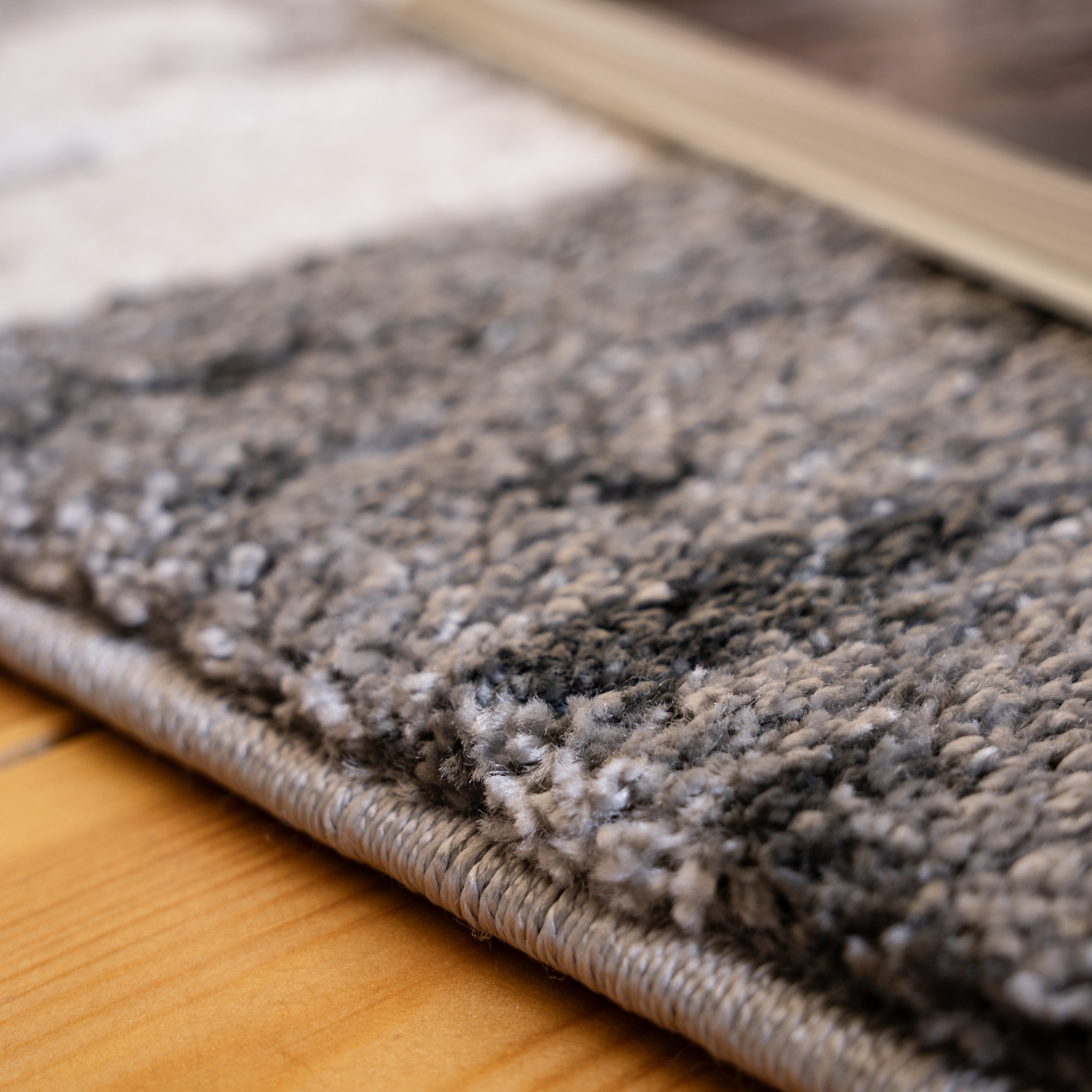 Teppich OBSESSION "My Canyon 971", grau, B:80cm H:20mm L:150cm, Polypropylen, Teppiche, Teppich, modernes Patchwork Design, weiche Qualität, Wohnzimmer 3