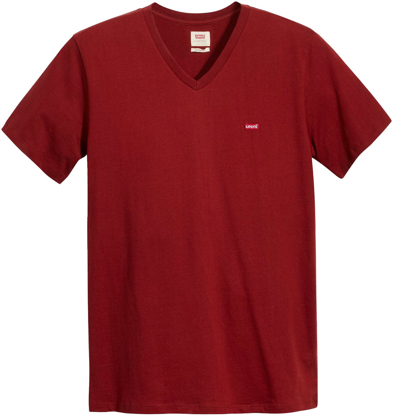 Levi's® V-Shirt »LE ORIGINAL HM VNECK«, mit Logostickerei