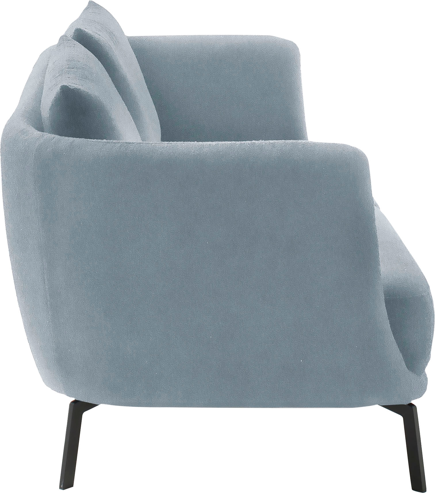 SCHÖNER WOHNEN-Kollektion 3-Sitzer »Pearl - 5 Jahre Hersteller-Garantie, auch in Bouclé«, Maße (B/H/T): 210/71/91 cm, Füße Metall