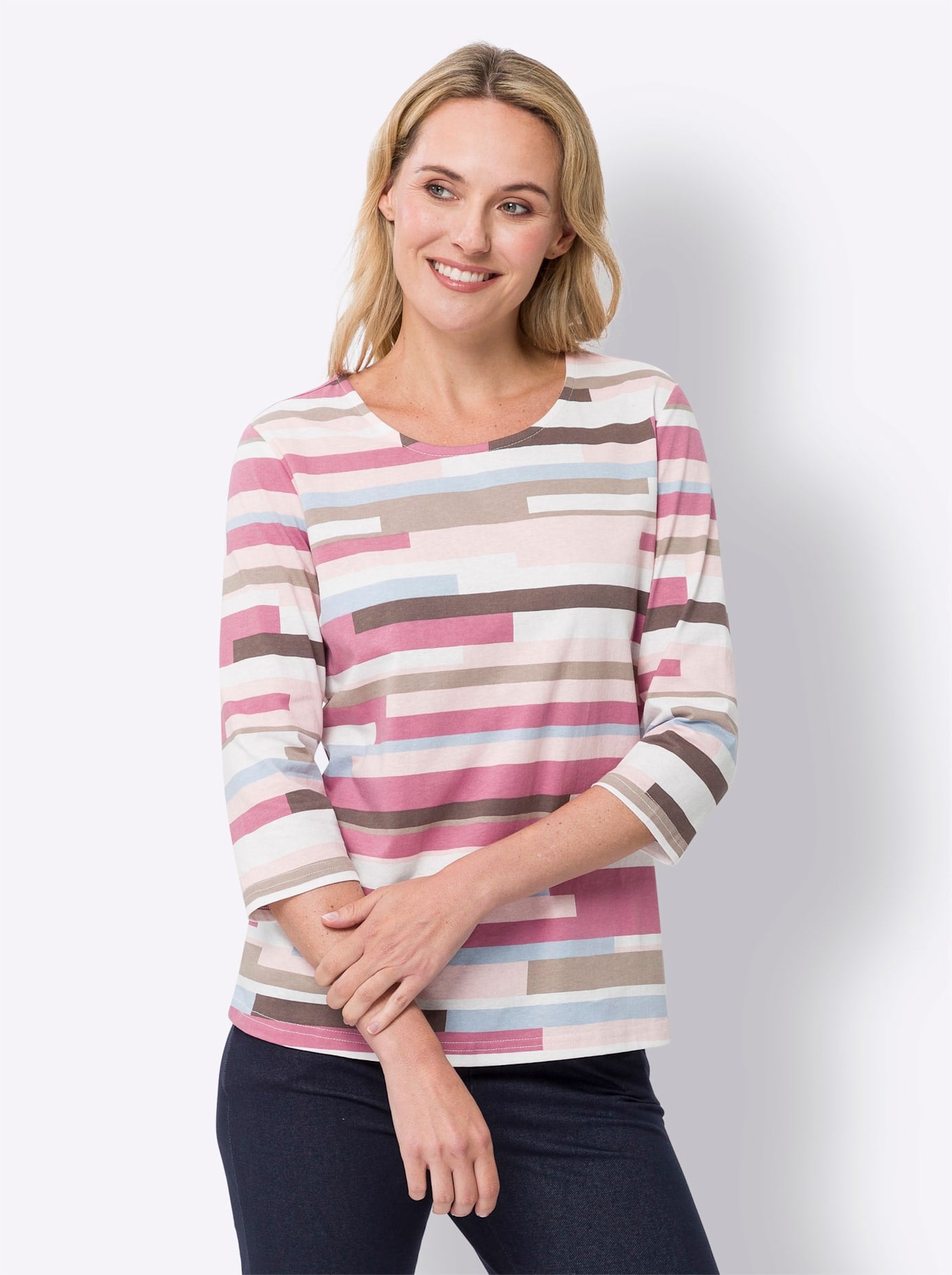 Classic Basics Rundhalsshirt "Rundhals-Shirt", (1 tlg.) günstig online kaufen