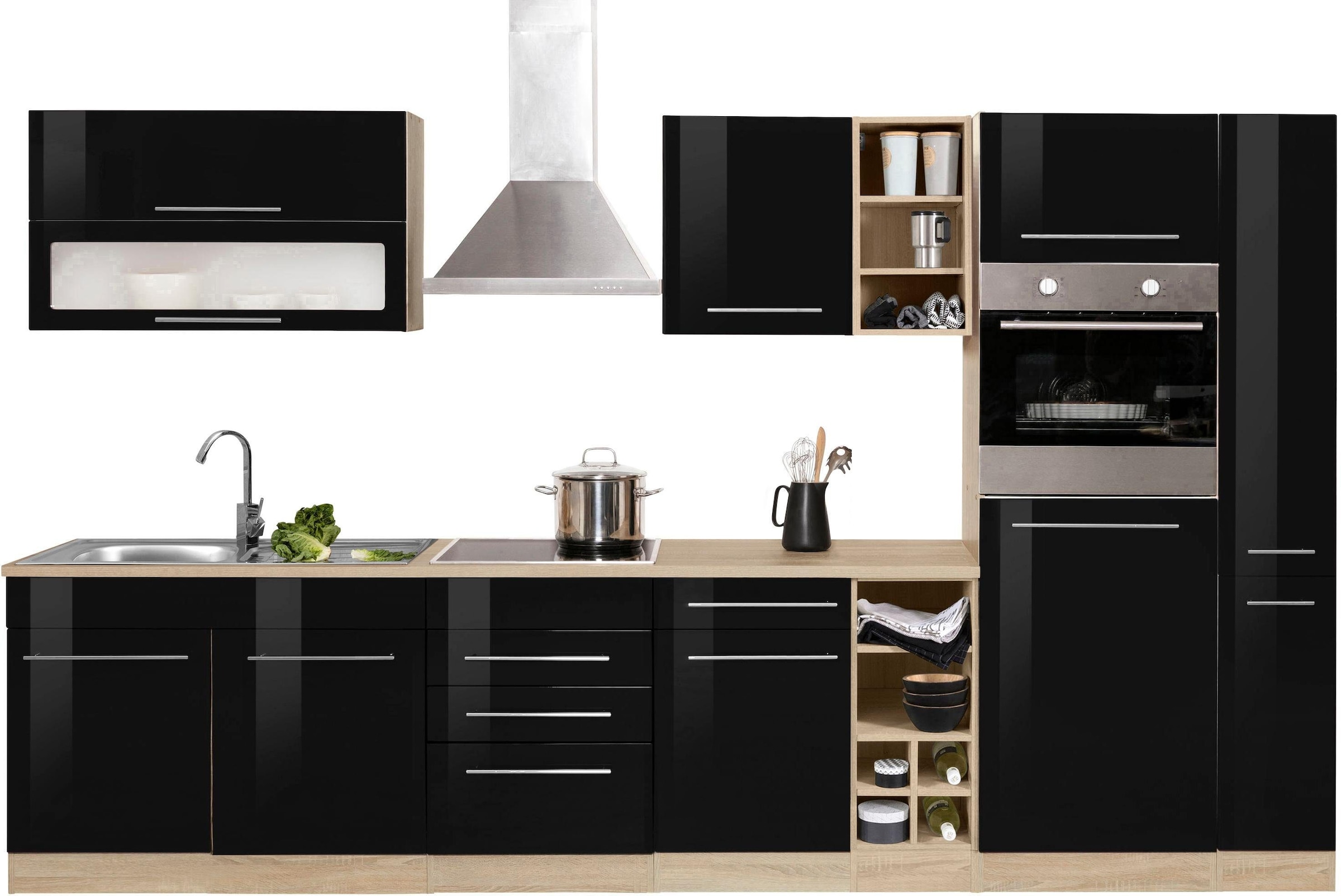 KOCHSTATION Küchenzeile "KS-Eton", ohne E-Geräte, Breite 330 cm günstig online kaufen