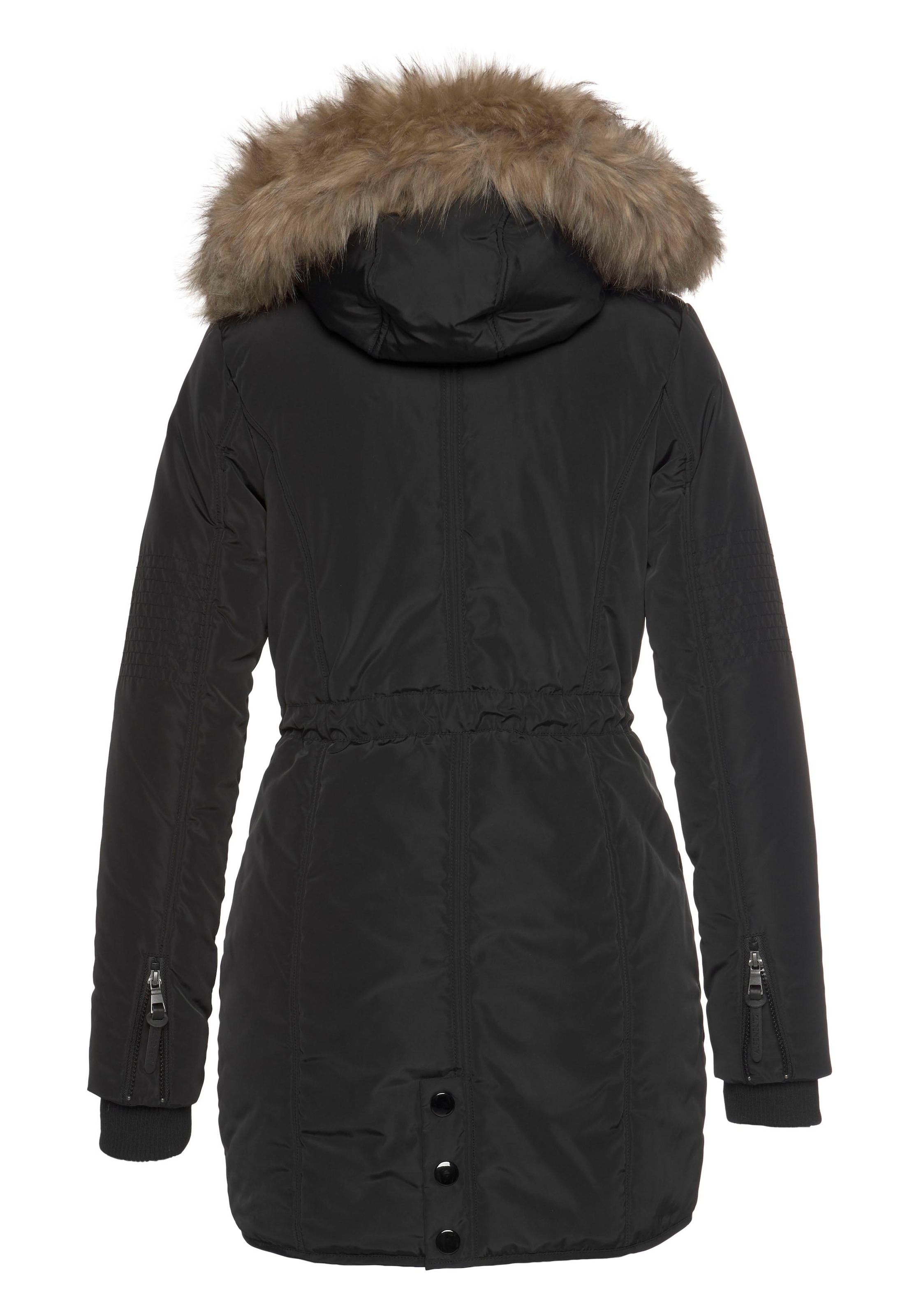 ALPENBLITZ Parka »Wintercharme«, mit Kapuze, für kalte Temperaturen, aus Webstoff, mit Kapuze, mit Taschen