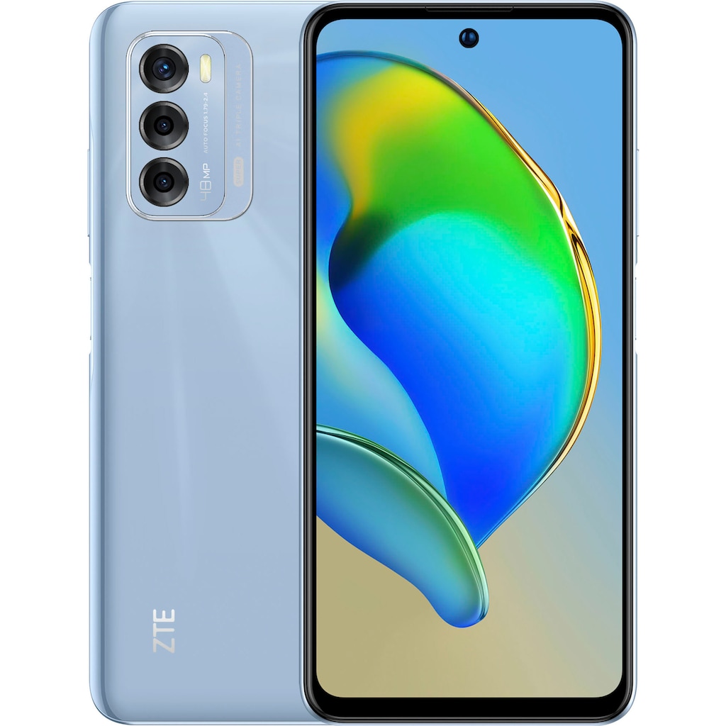 ZTE Smartphone »Blade V40«, blau, 16,94 cm/6,67 Zoll, 128 GB Speicherplatz, 48 MP Kamera