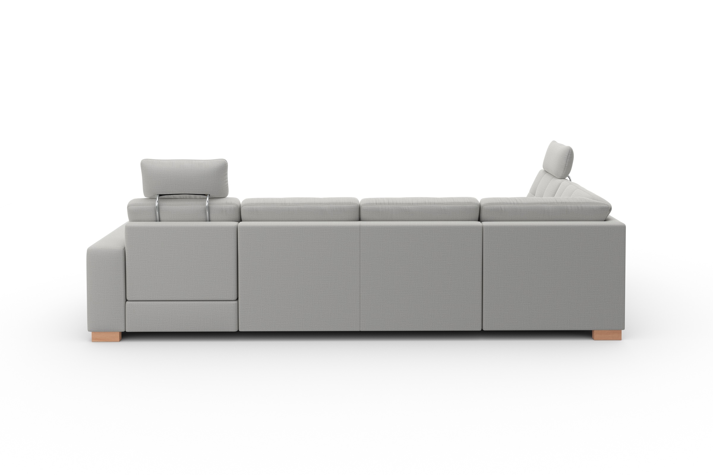 Sit & More Quincy Wohnlandschaft U-Form, Silber 3