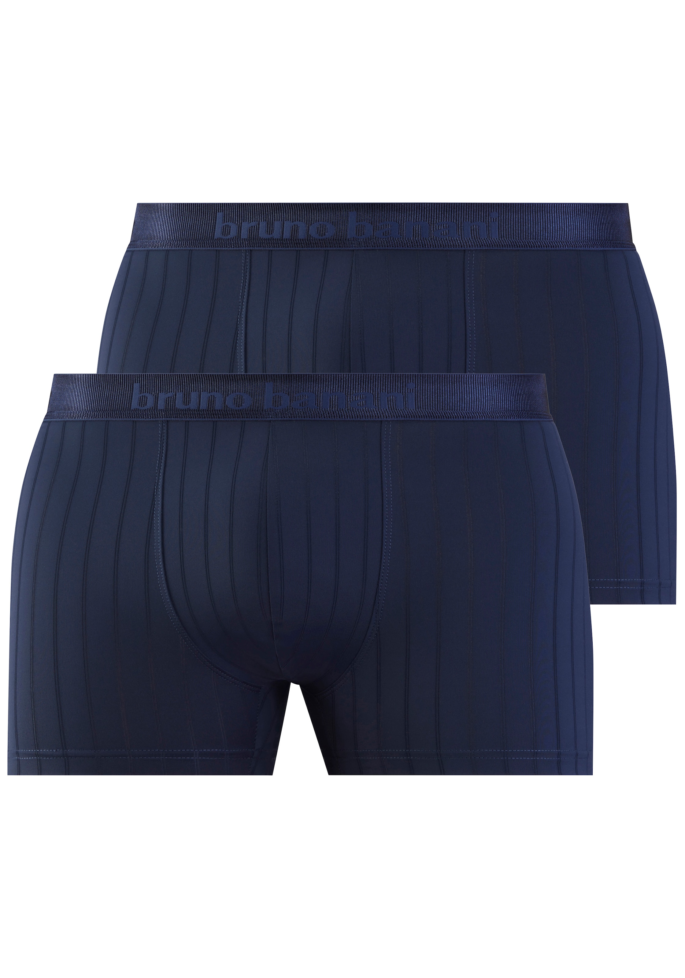 Bruno Banani Boxer "Boxershorts" Packung, 2 Stk. anliegende Passform, schnelltrocknend, aus Polyamid und Elasthan