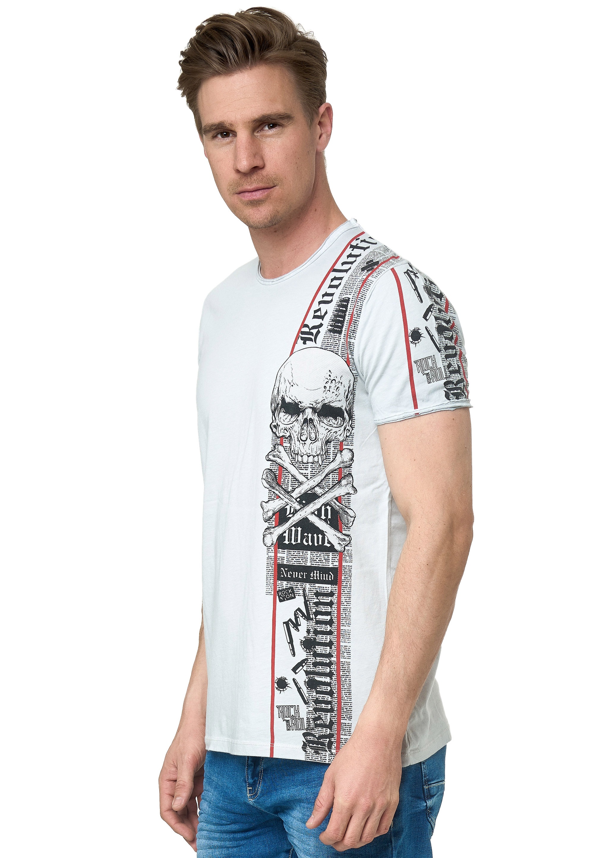 Rusty Neal T-Shirt, im verwaschenen Look
