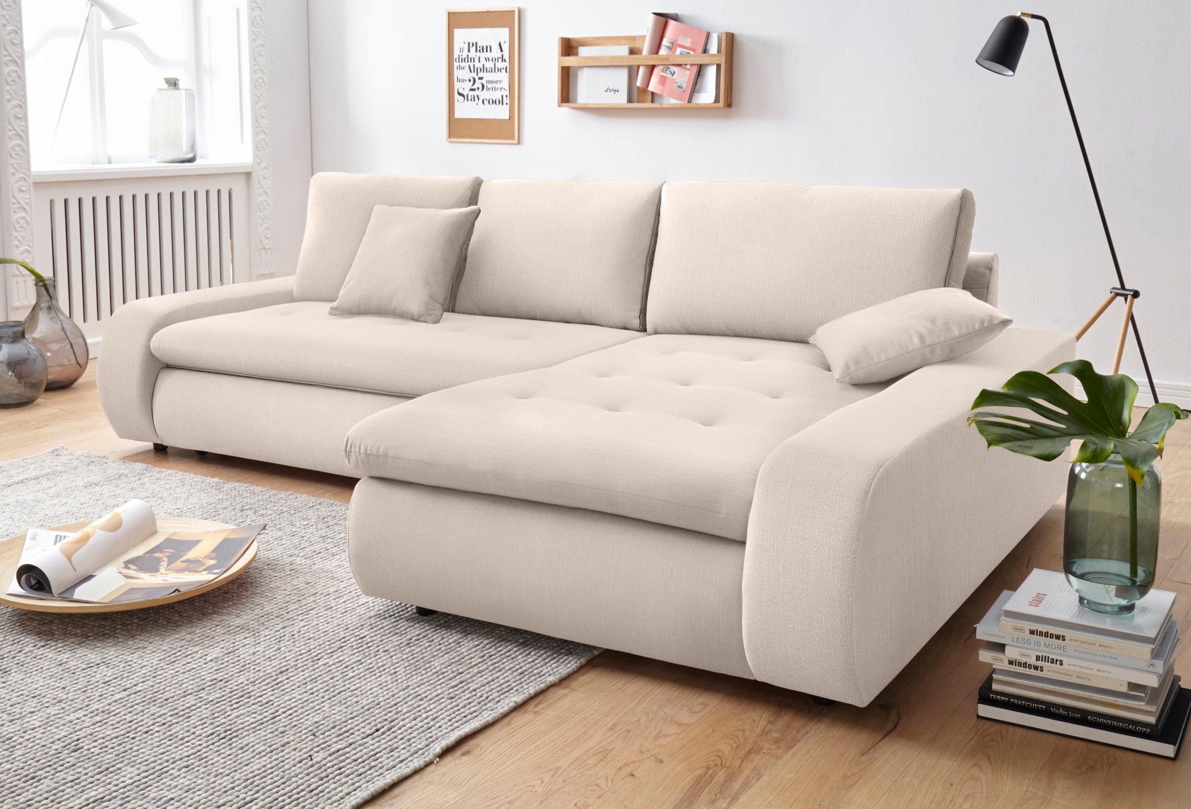 TRENDMANUFAKTUR Ecksofa "Indie II, tolle Detailverarbeitung, bequem und kom günstig online kaufen