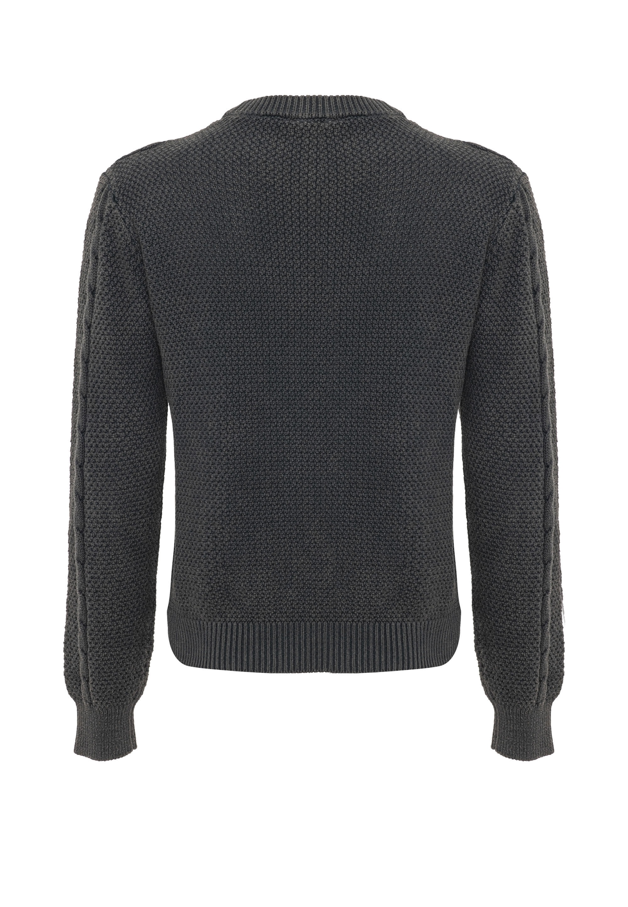 Cipo & Baxx Strickpullover »WP267« 1 Stk. mit Zopfmuster
