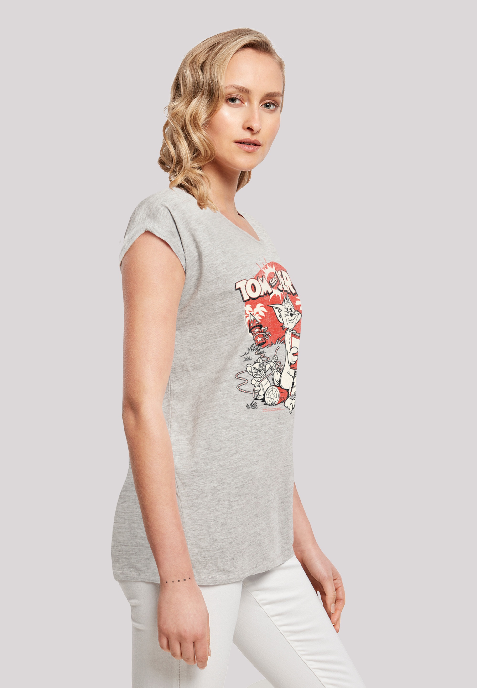 F4NT4STIC T-Shirt »Tom and Jerry TV Serie Rocket Prank«, Print