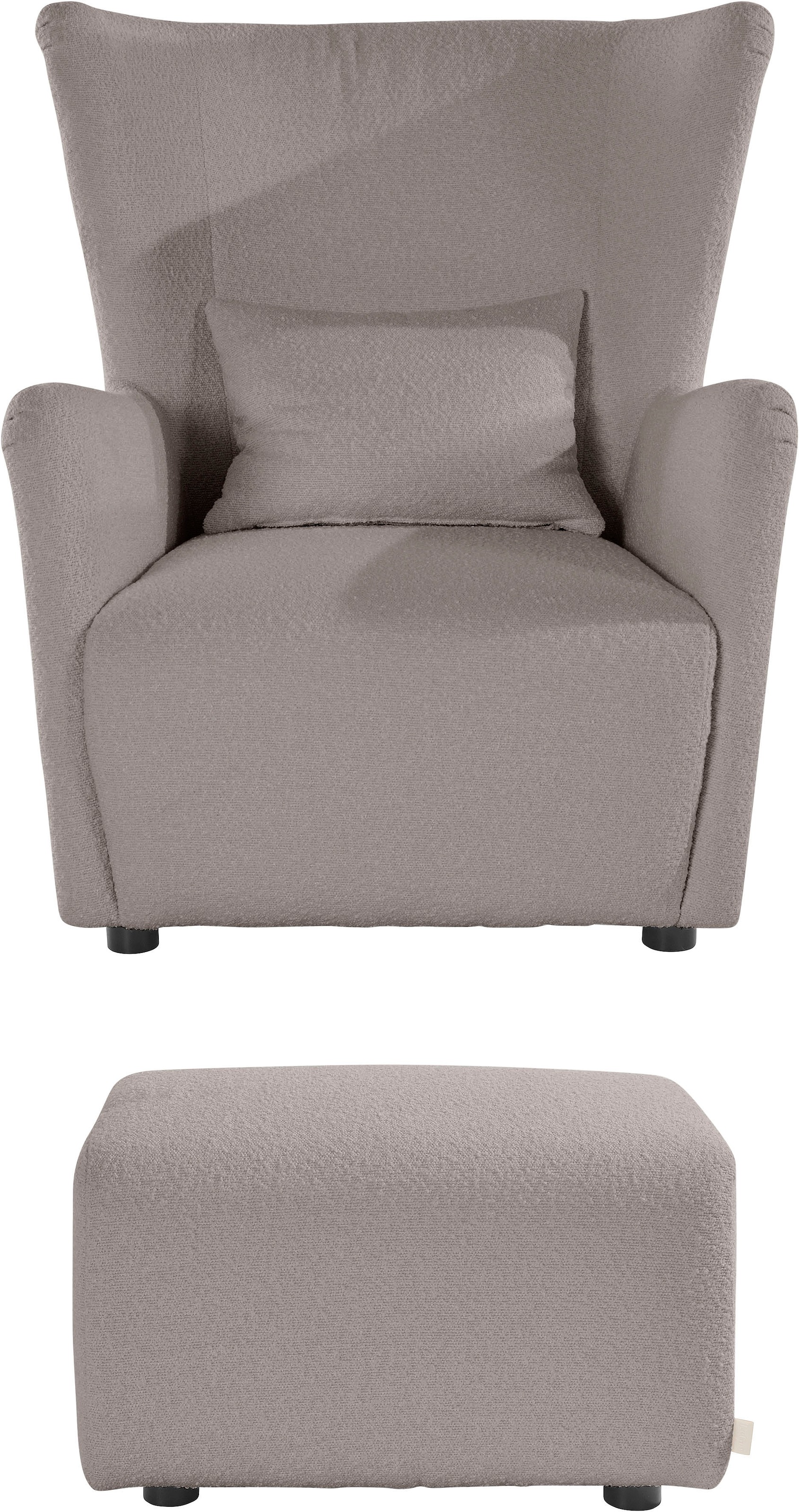 LeGer Home by Lena Gercke Ohrensessel »Levke Sessel«, wahlweise mit oder ohne Hocker