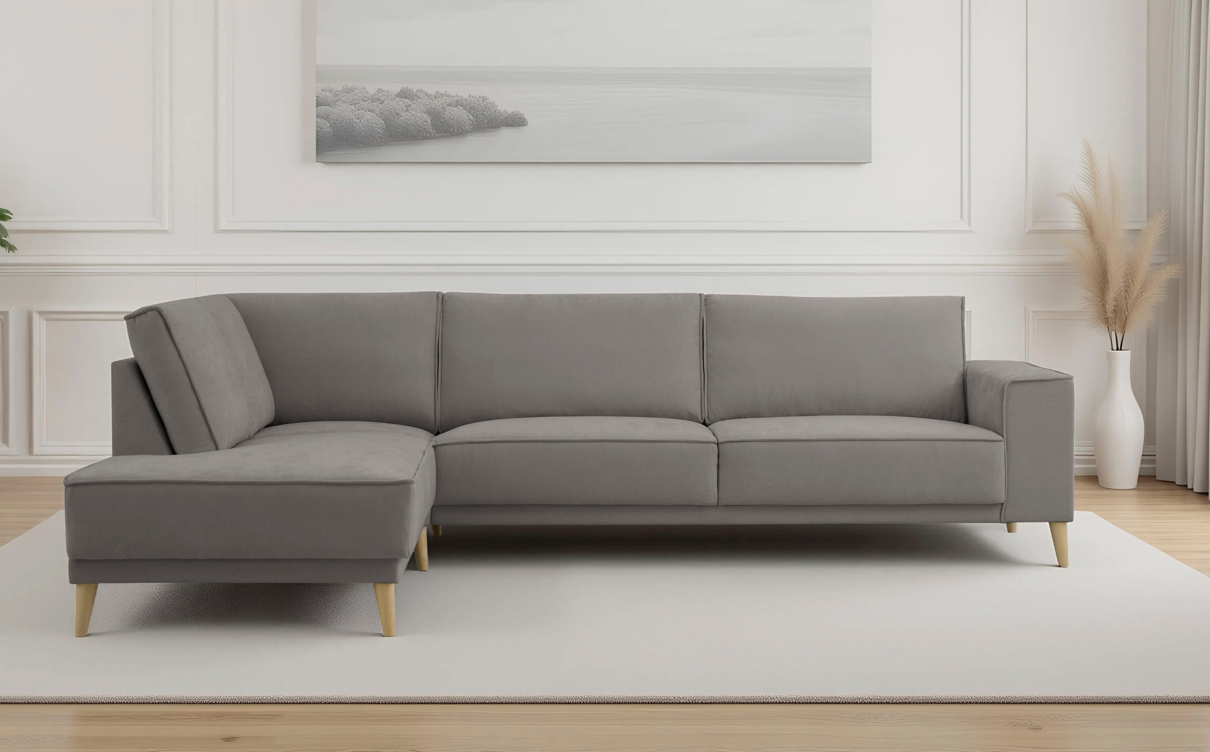 OTTO home Ecksofa "Oland Skandi, weicher Chenille-Stoff" L-Form, 289 cm, We günstig online kaufen