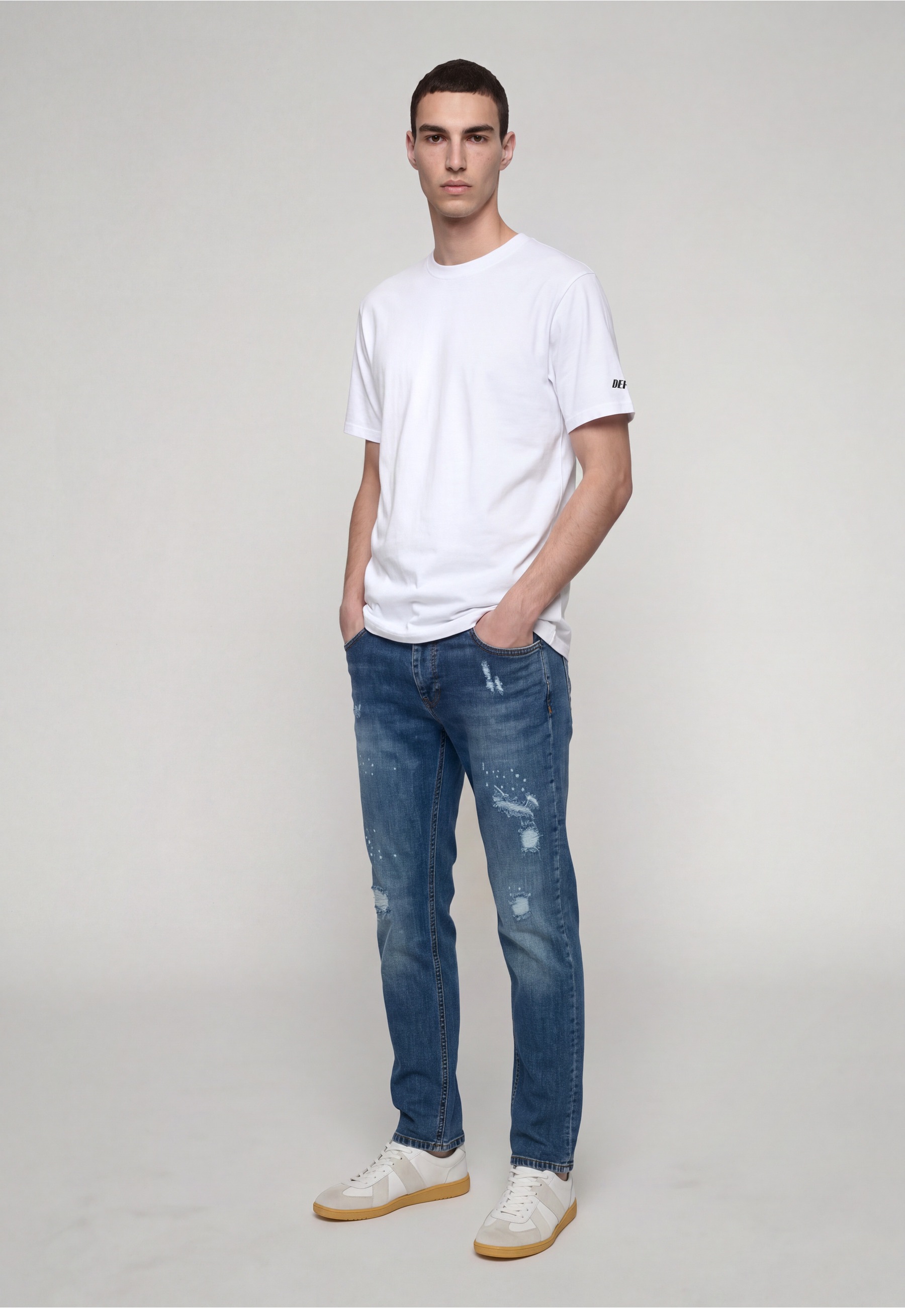 2Y Premium Bequeme Jeans »2Y Premium FRANCISCO DESTROYED SLIM FIT JEANS«
