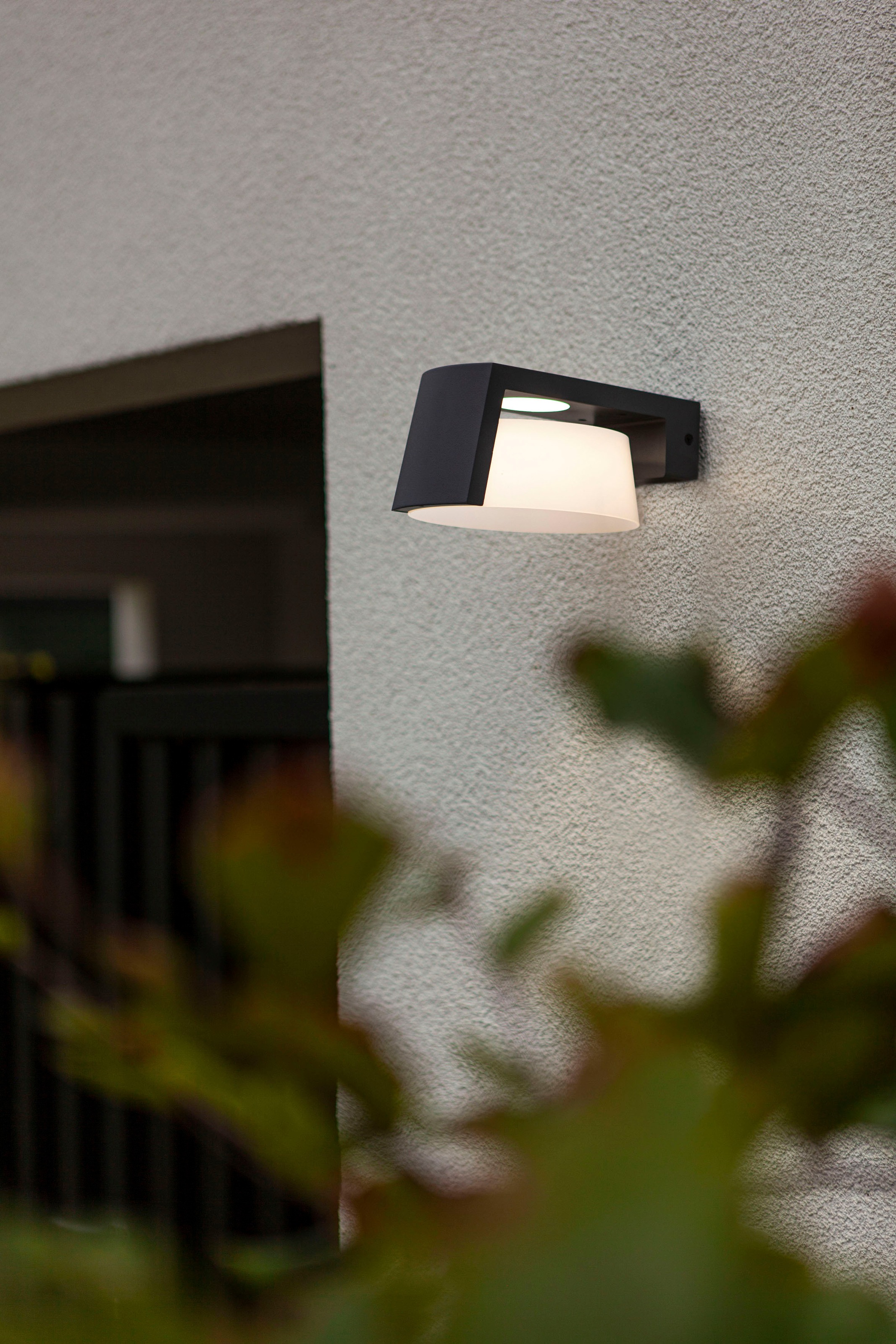 LUTEC LED Außen-Wandleuchte »MOON«, Leuchtmittel LED-Modul | LED fest integriert