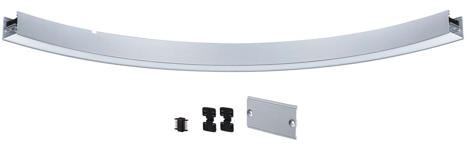 PAULMANN Schienensystem-Leuchten "Linion Lichtkanal 90 2x750lm 3000K", B:53,5cm H:4cm T:53,5cm, grau, Stromschienensysteme