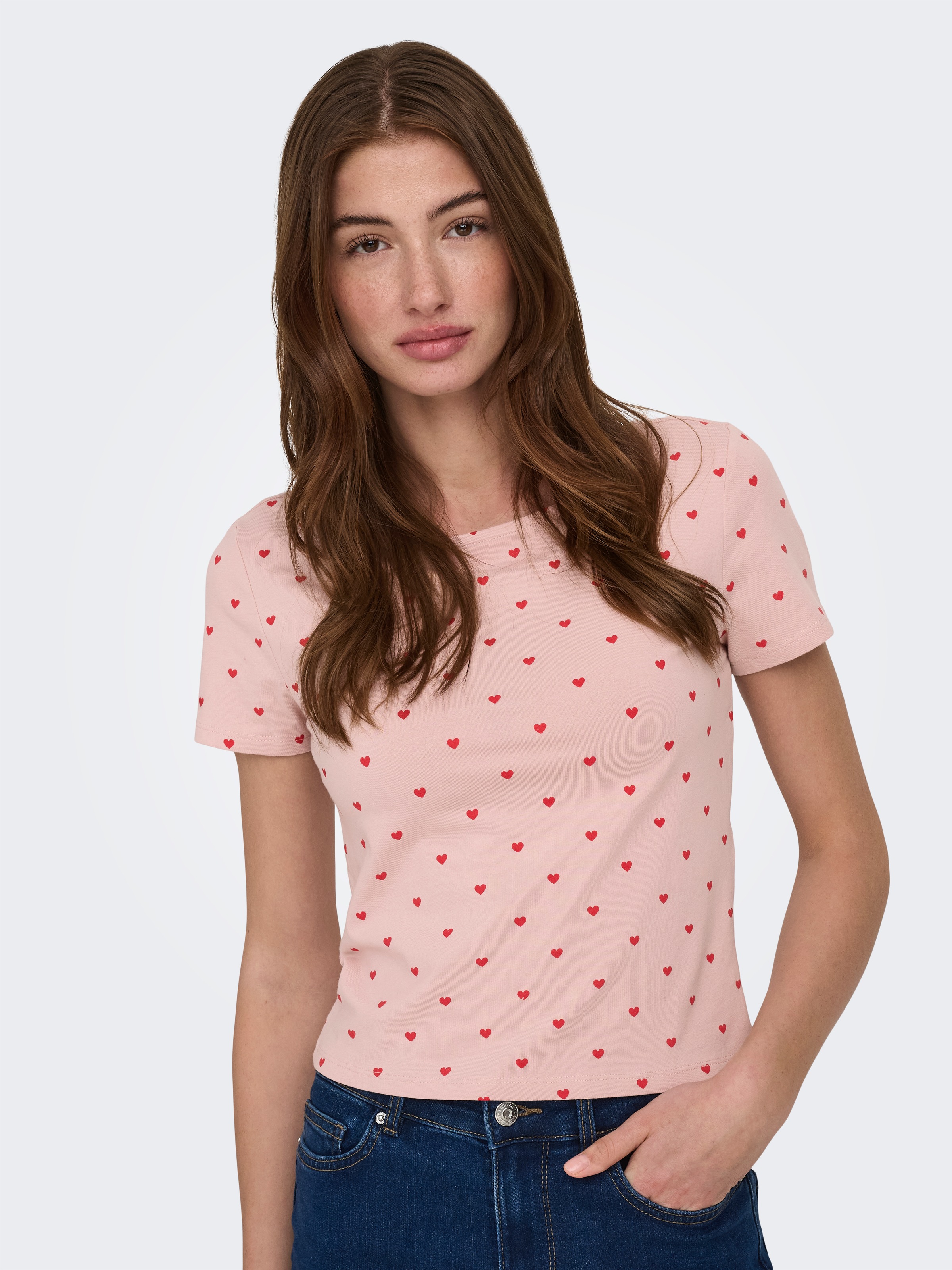 ONLY Kurzarmshirt "ONLSUSAN SHORT S/S 2 PACK TOP CS JRS" Packung, 2er-Pack, günstig online kaufen