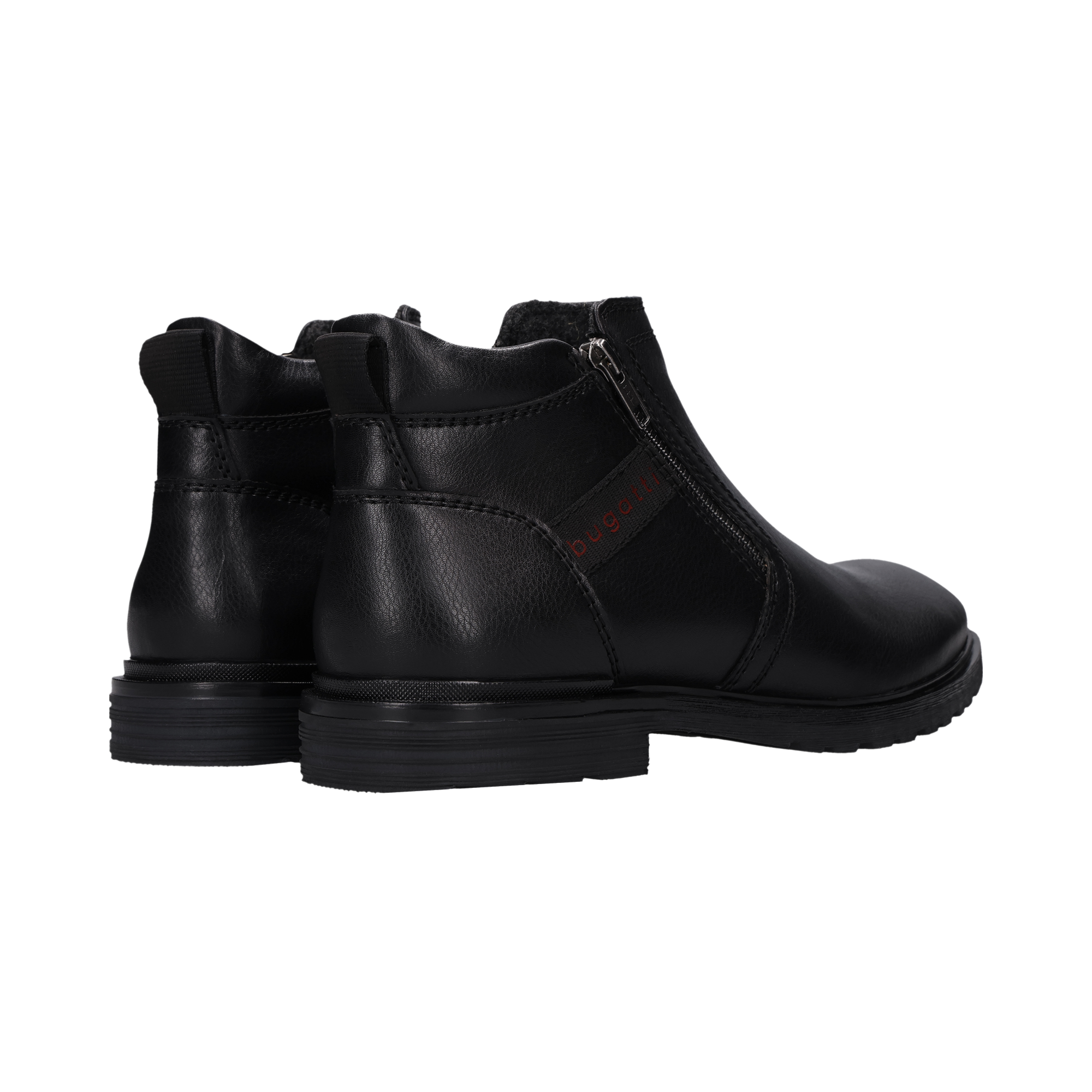 bugatti Stiefelette  Zipper Boots, Stiefelette mit Profillaufsohle - schmale Form