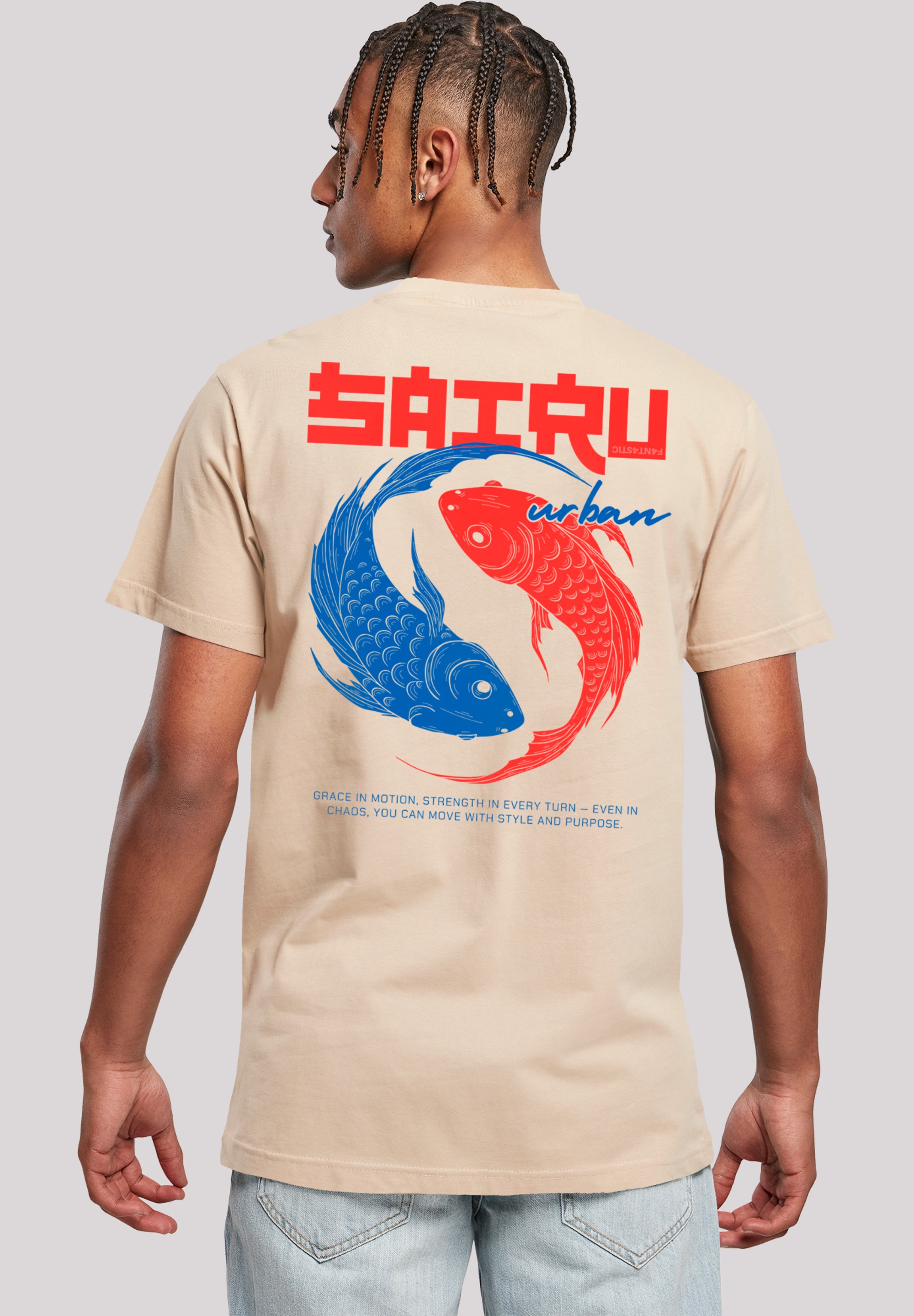 F4NT4STIC T-Shirt »Koi Fish Japan Streetstyle« Japan Streetwear Styles