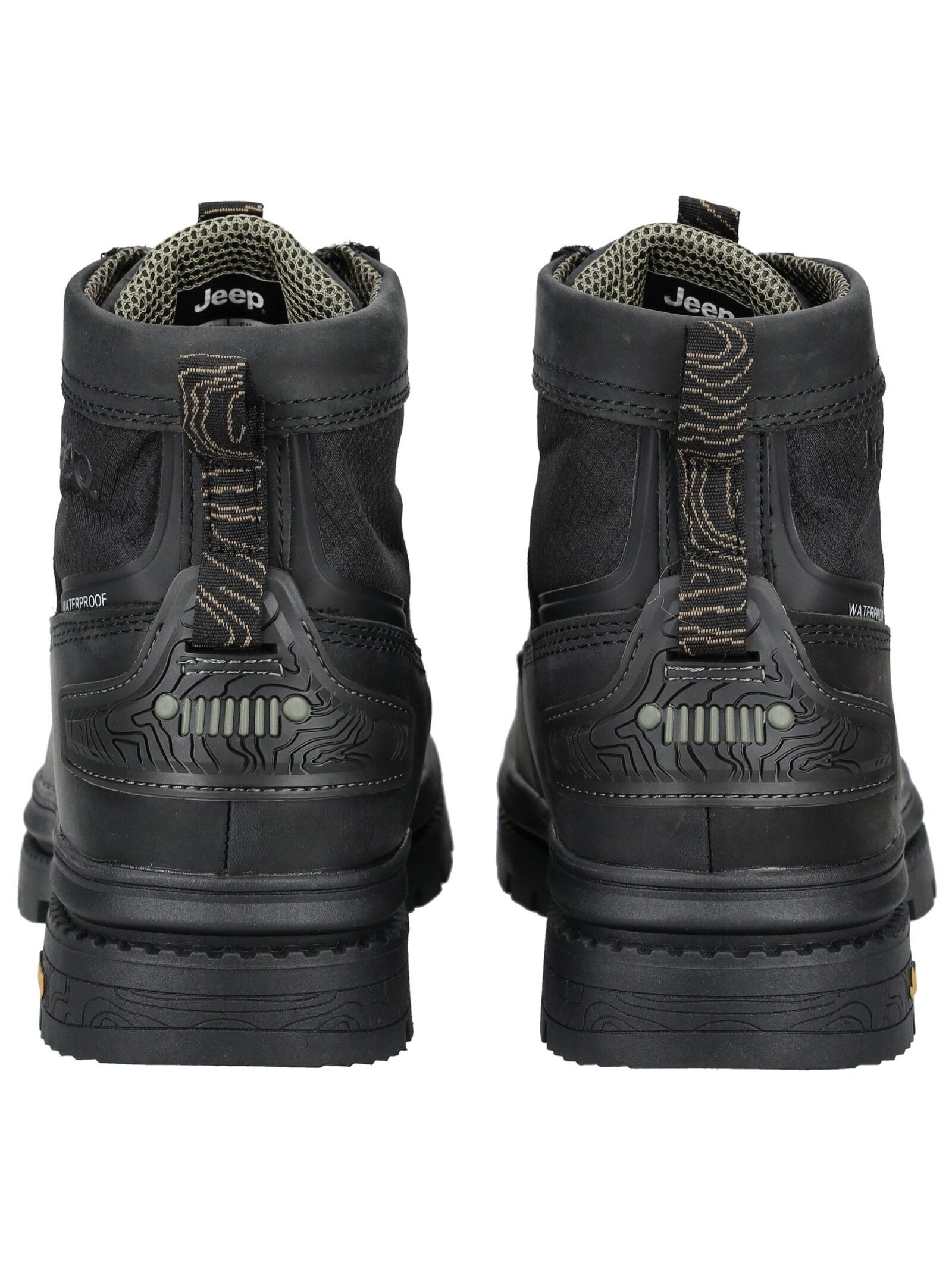 Jeep Schnürstiefelette »Jeep Stiefelette Leder/Textil«