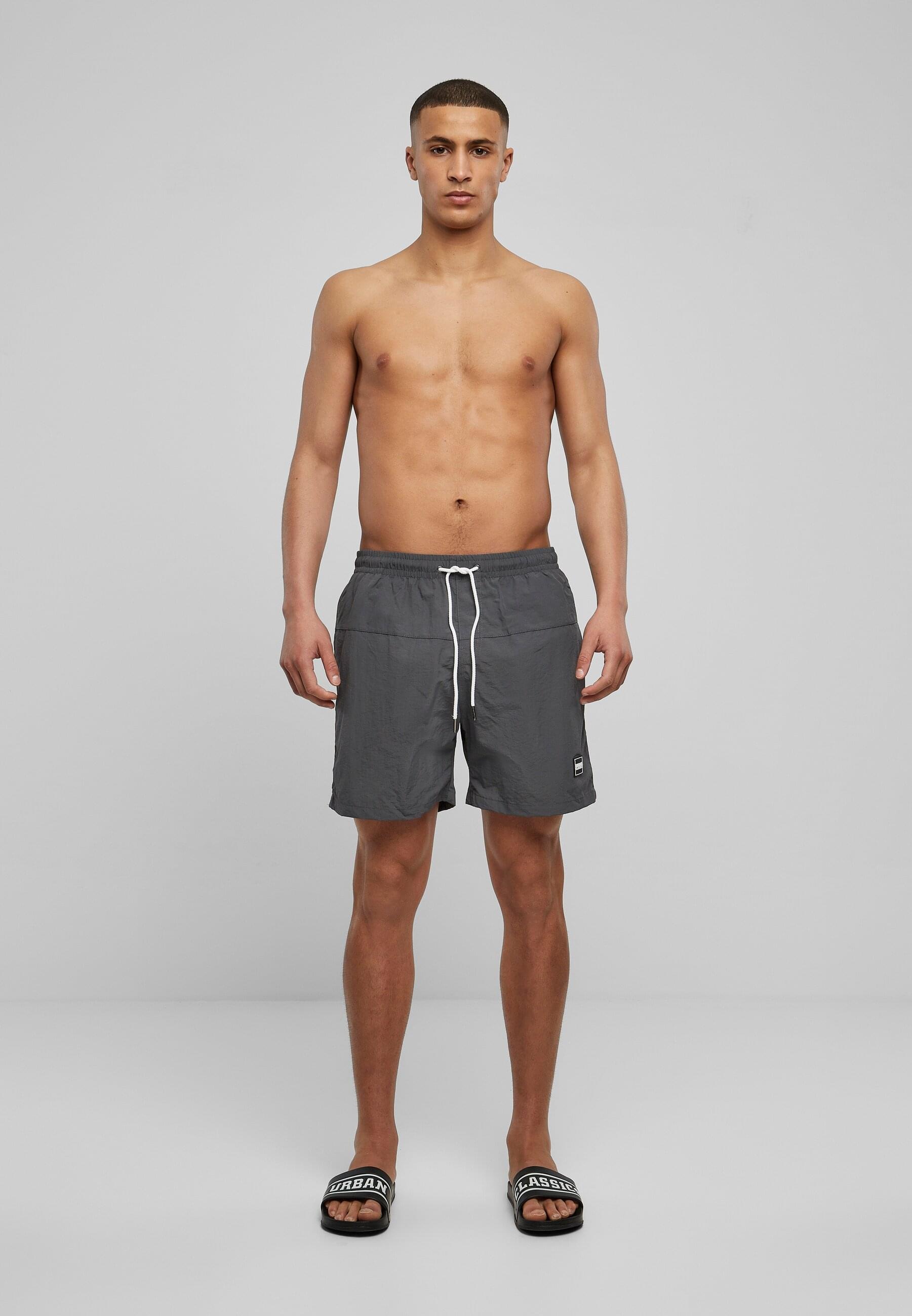 URBAN CLASSICS Badeshorts »Urban Classics Herren Block Swim Shorts«