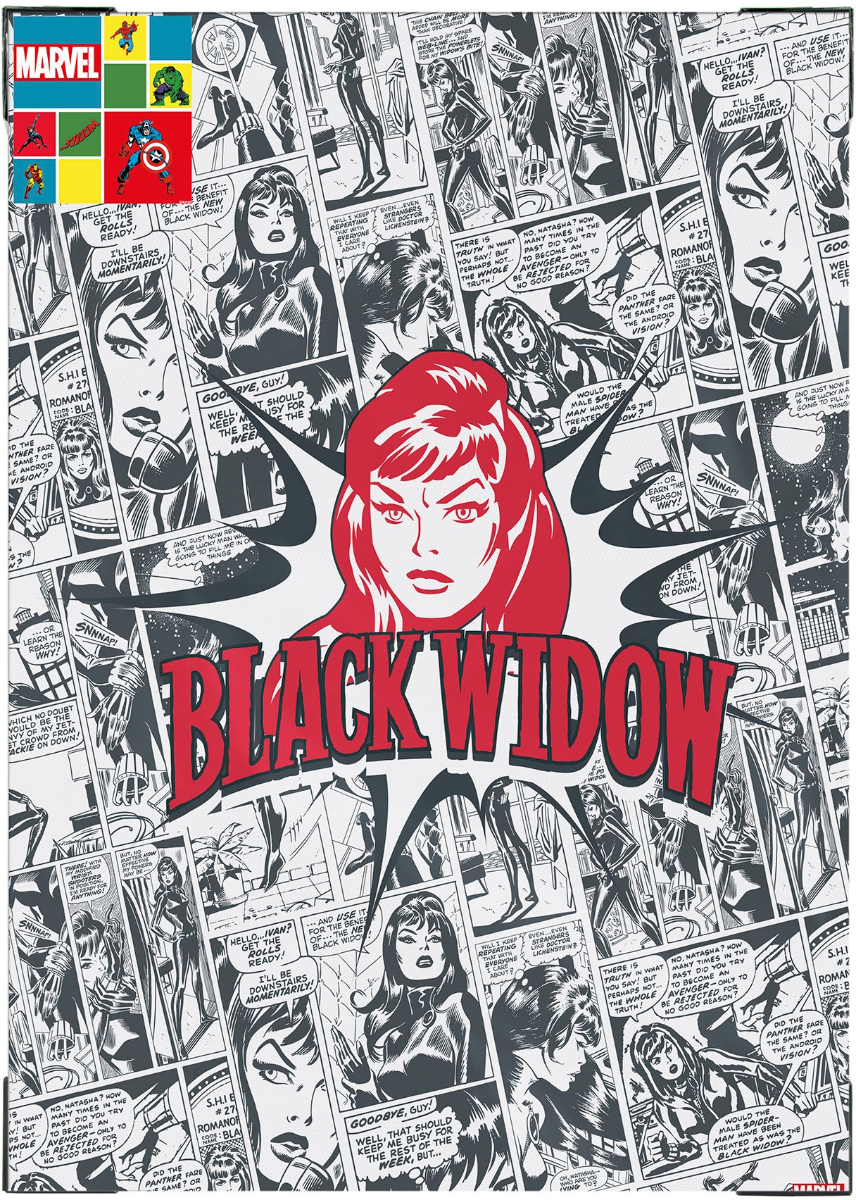 MARVEL Leinwandbild »Black Widow«, (1 St.)