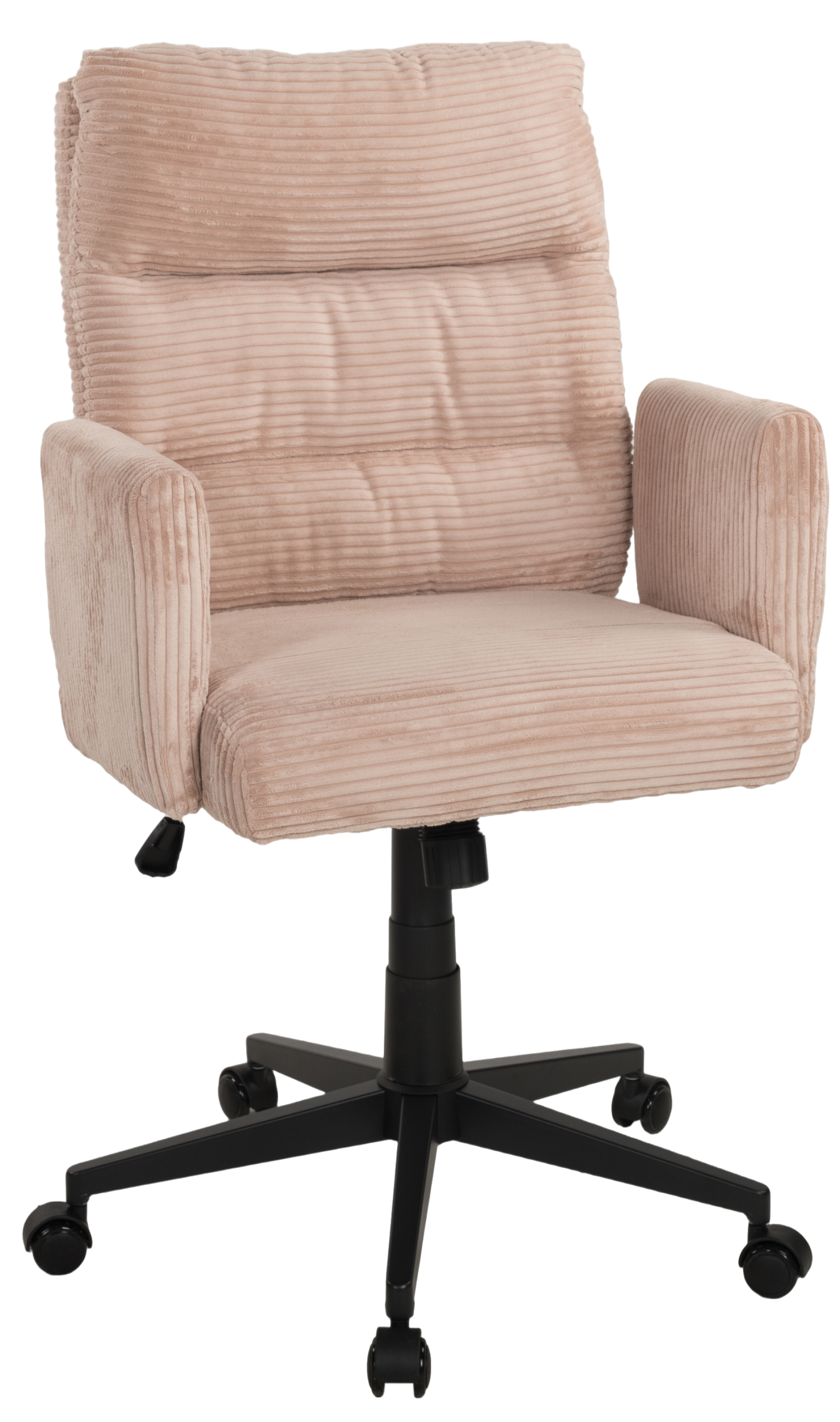 Drehstuhl DUO COLLECTION, B:63cm H:97cm T:66cm, schwarz, 100% Polyester, Büro, Stühle, "Drehstuhl Charly", Federkern, Wippmechanik,