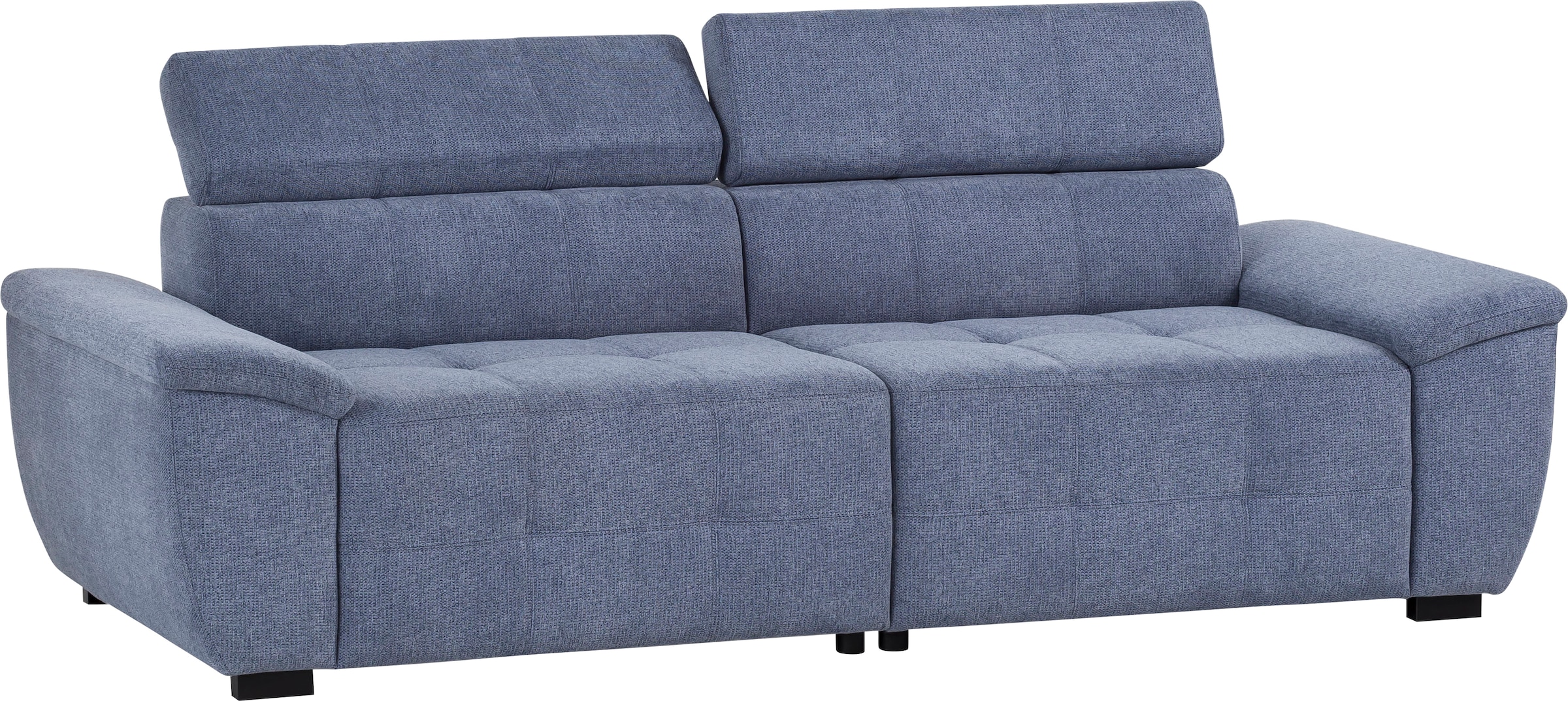 exxpo - sofa fashion Big-Sofa »Exxpo MAVERICK, weicher Bezugstoff, hoher Sitzkomfort«, inkl. verstellbare Kopfstützen, aufwendige Detailverarbeitung