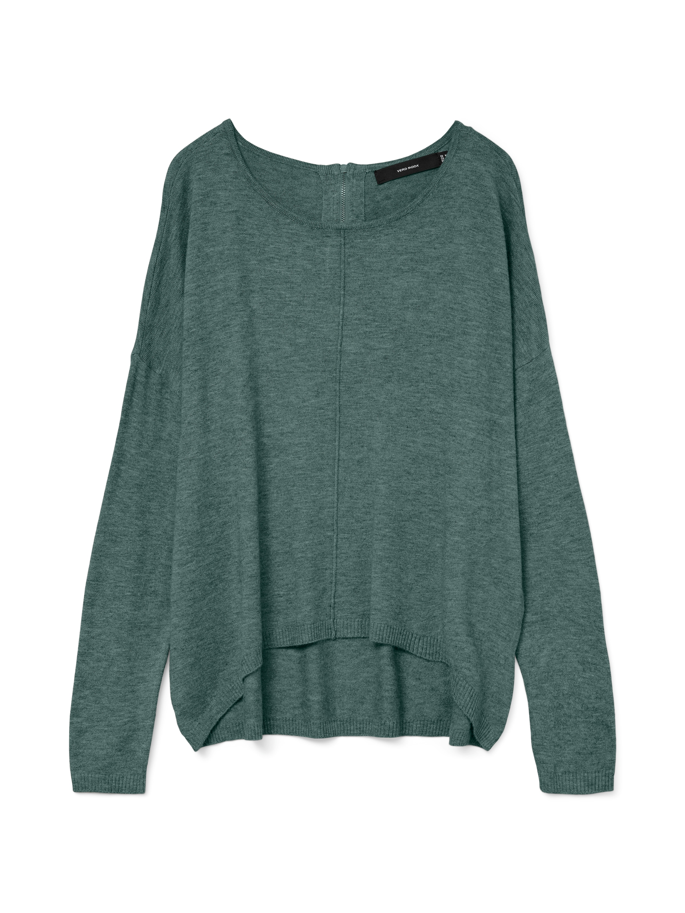Vero Moda Rundhalspullover »VMBREEZE AURA LS ZIPPER BLOUSE NOOS«